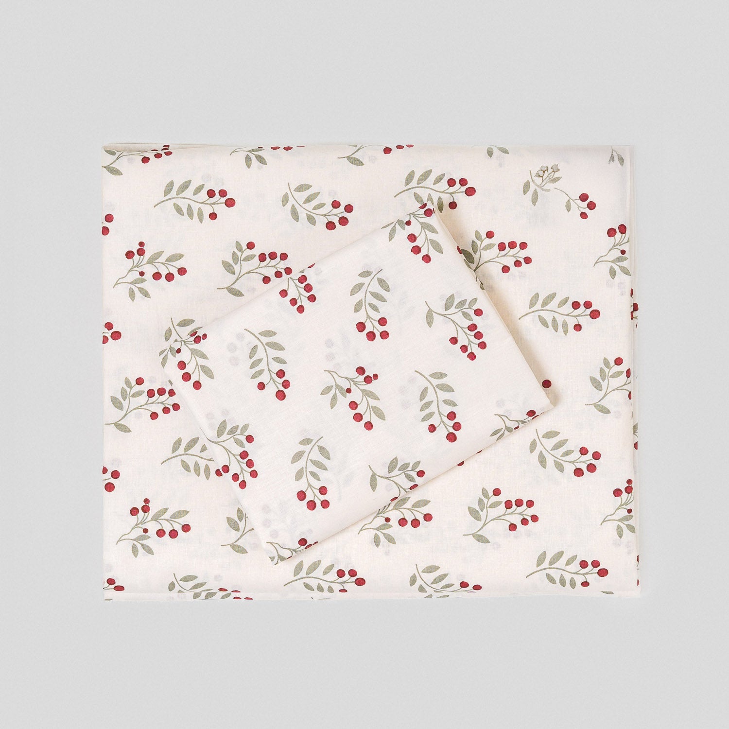 Juego de sábanas de algodón Acebo