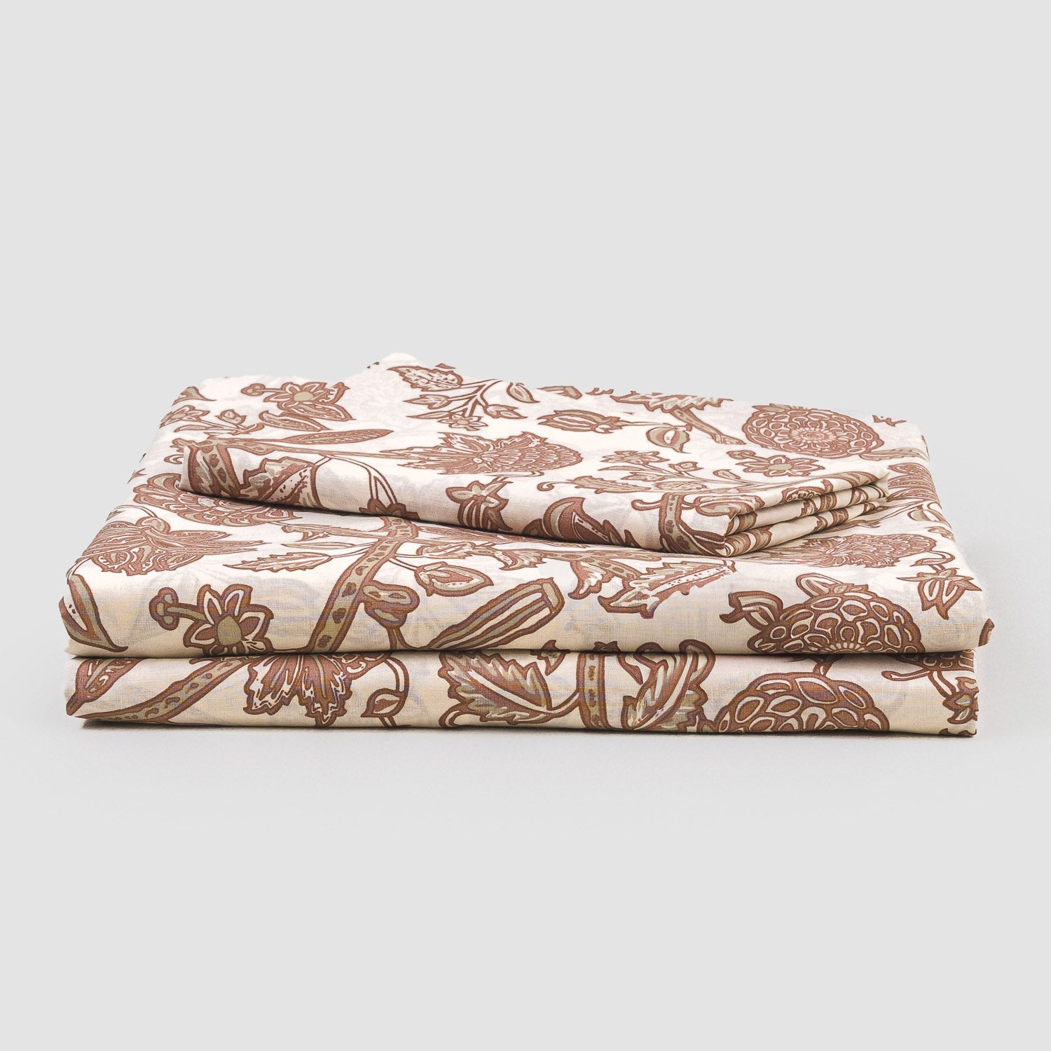 Jogo de lençóis de algodão Enelia rosa keike - topo