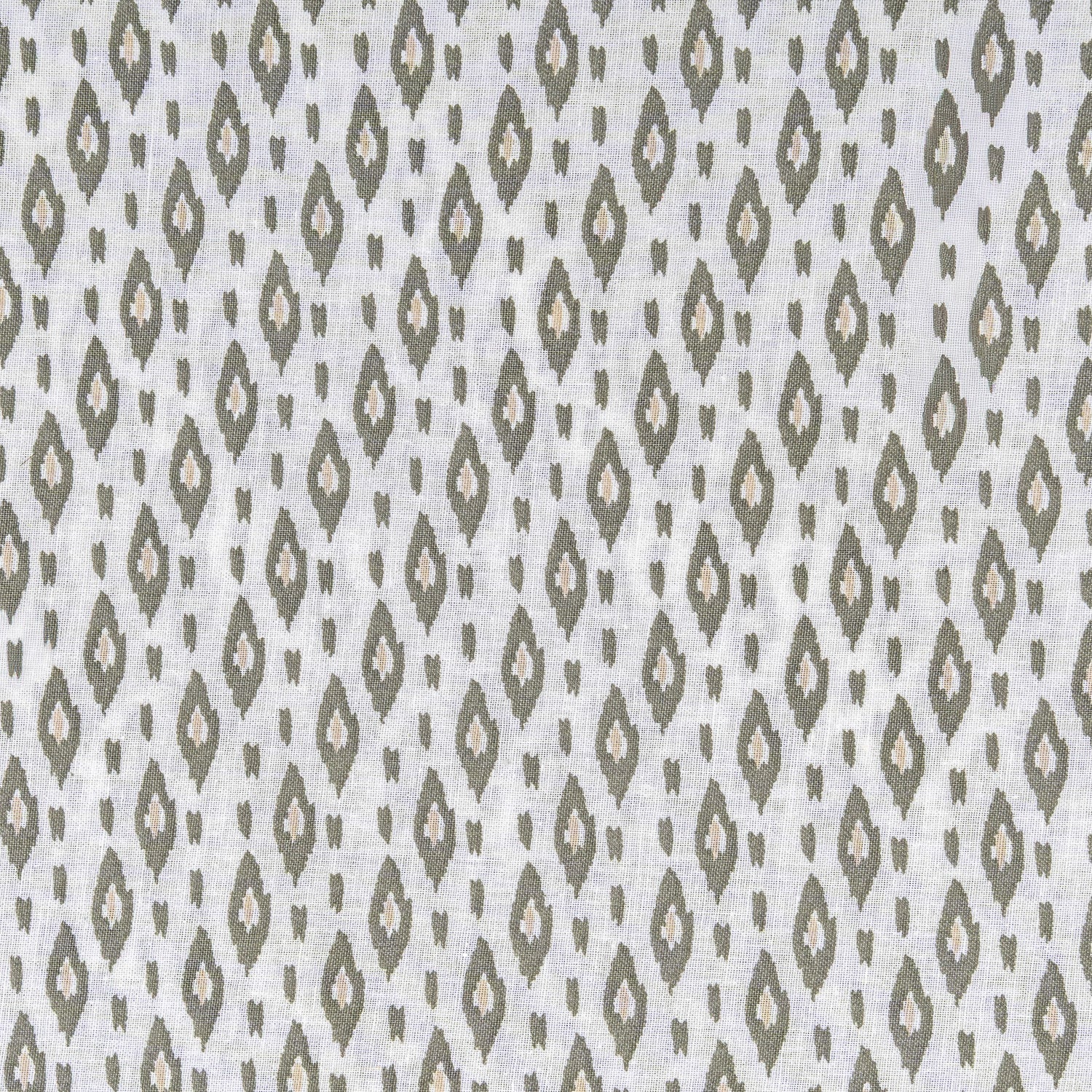 Juego de sábanas algodón Nerdana verde seco - topo