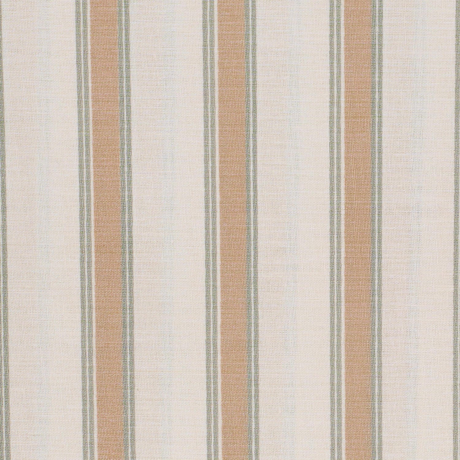 Juego de sábanas de algodón raya sit beige/verde