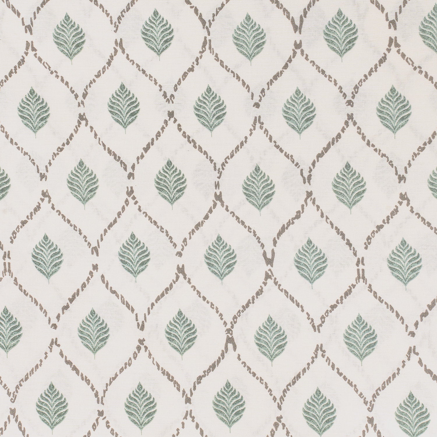 Jogo de lençóis de algodão charlestón verde