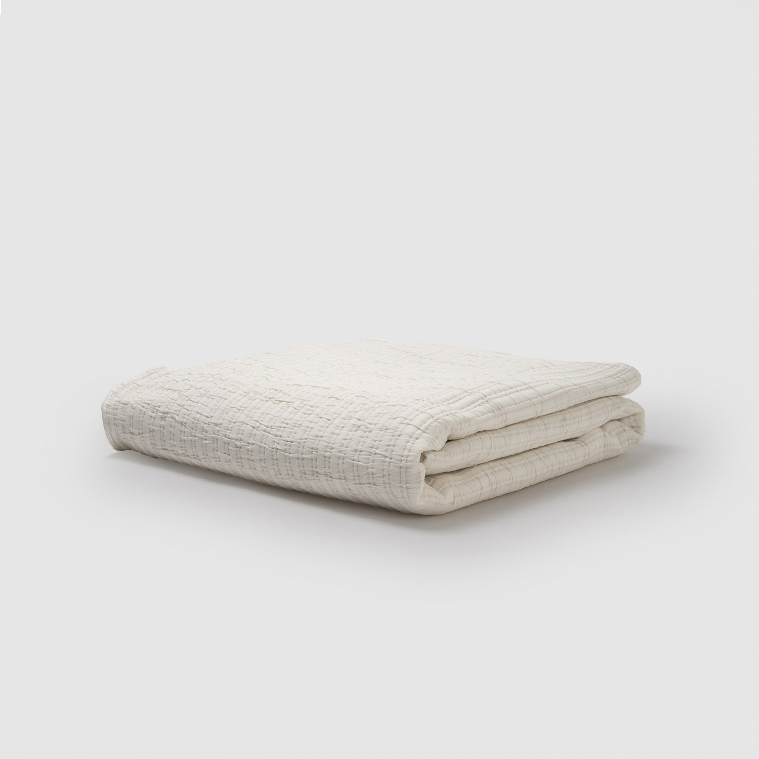 Colcha doble tela jacquard nitia natural