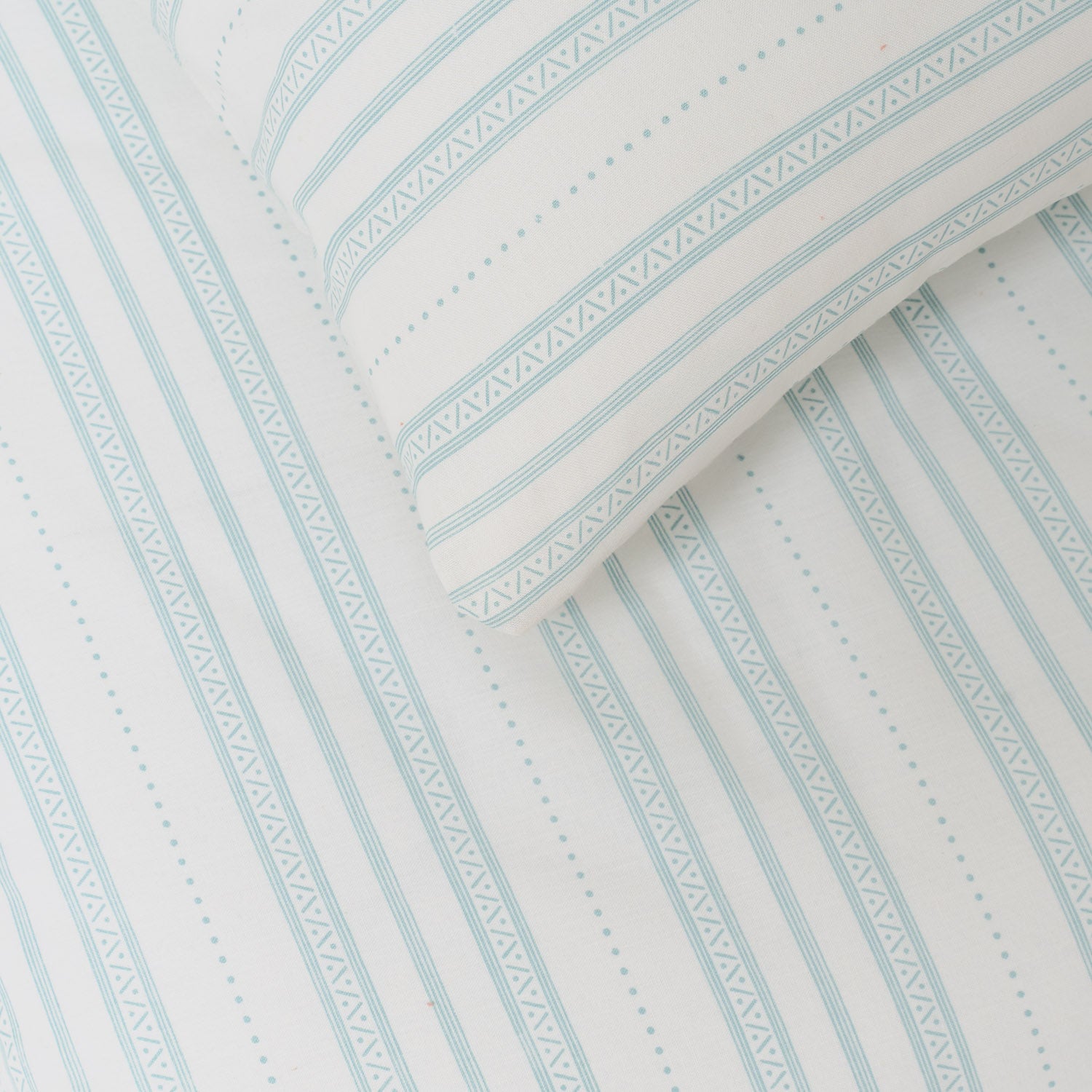 Funda nórdica algodón kilimanjaro verde claro keike