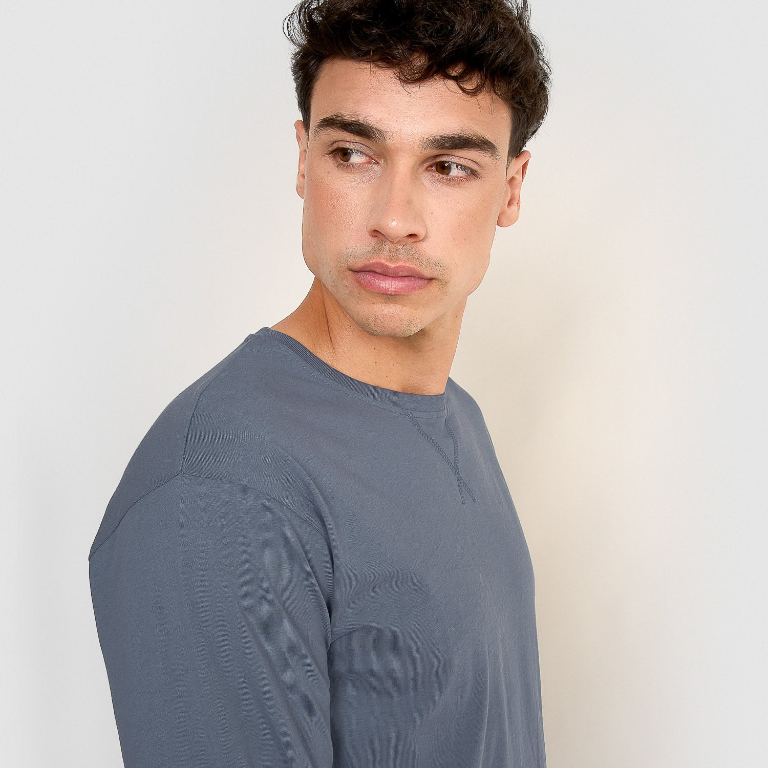 Pijama comprido Kodac de algodão azul marinho