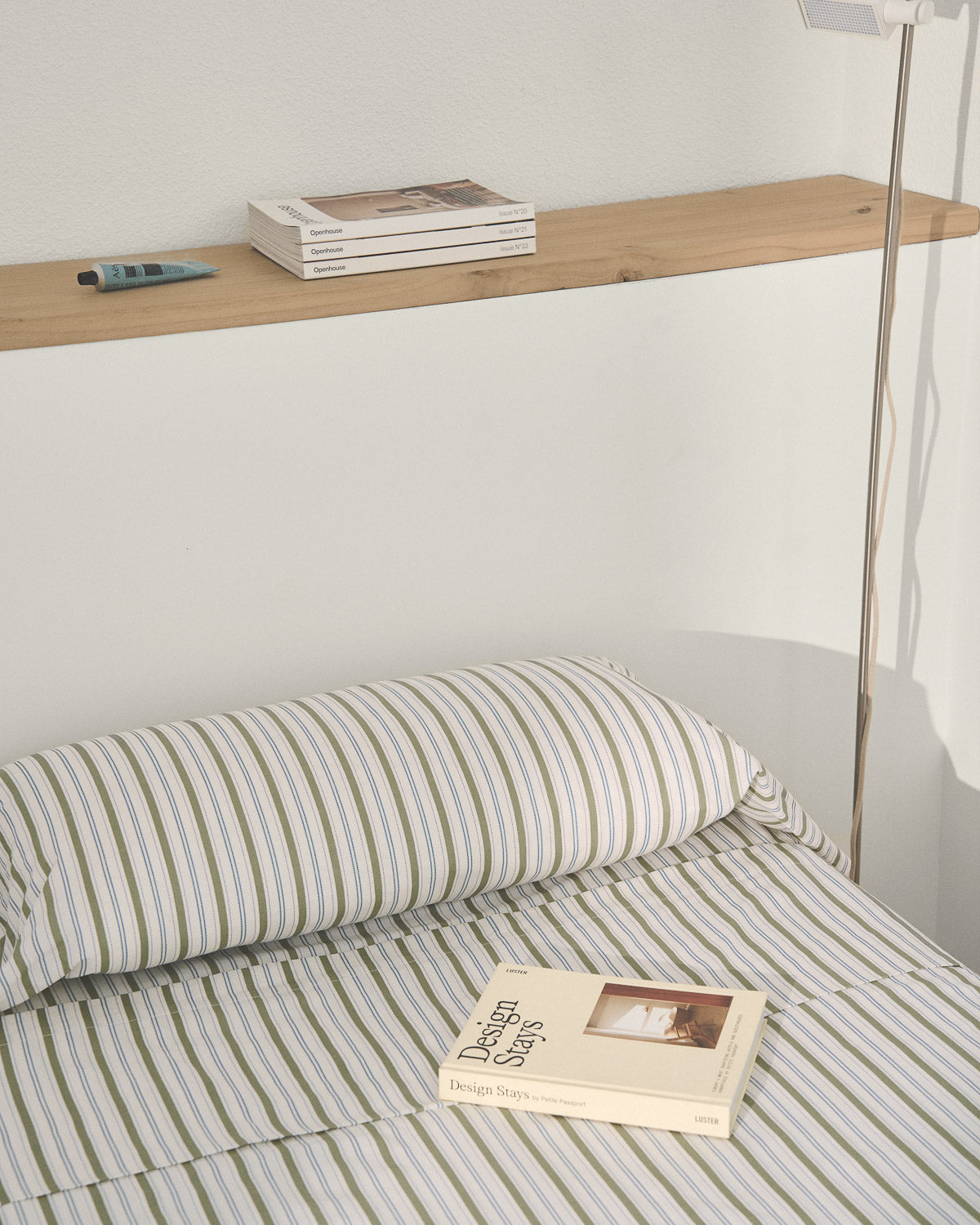 Jogo de lençóis de algodão raya rivara verde