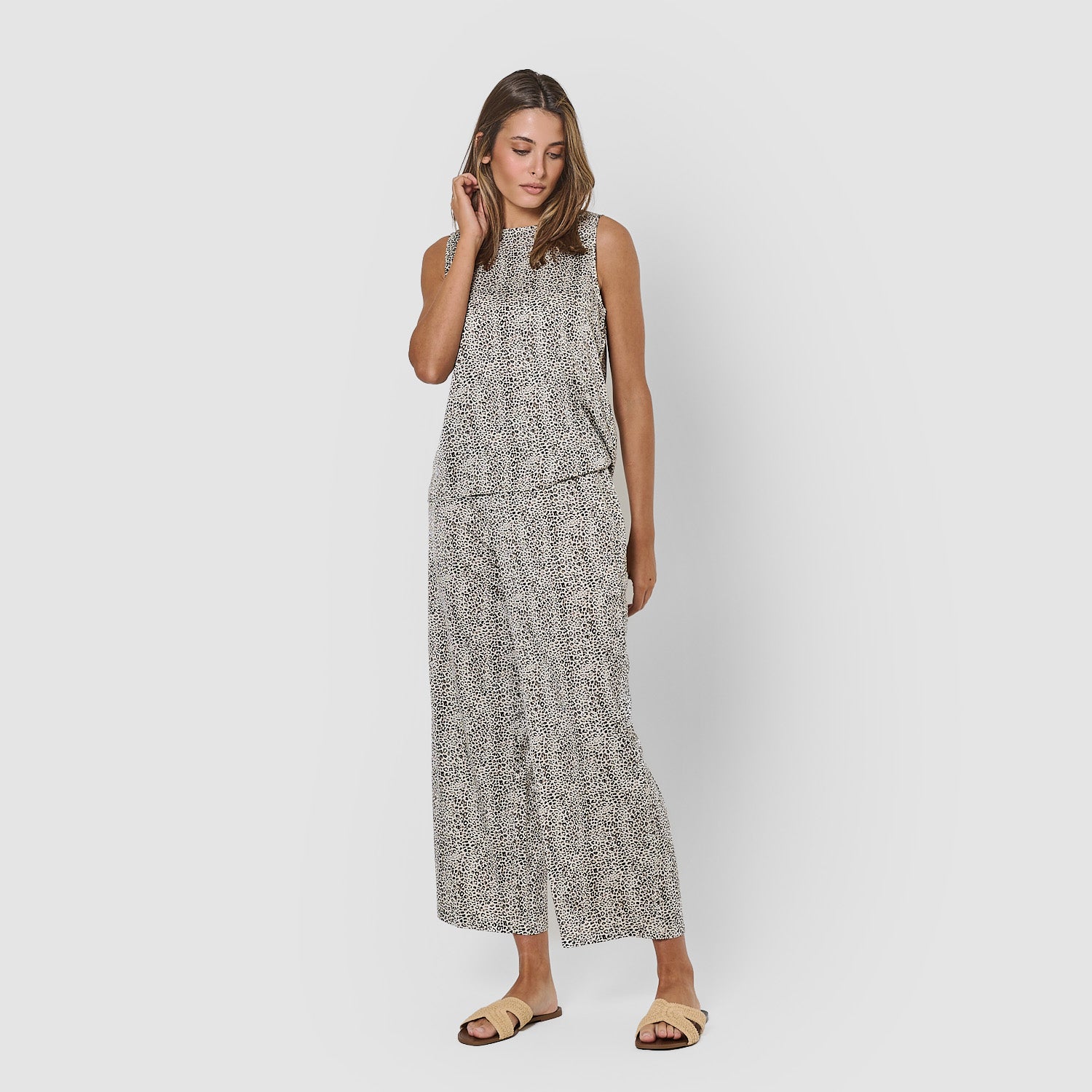 Set satinado soho marron