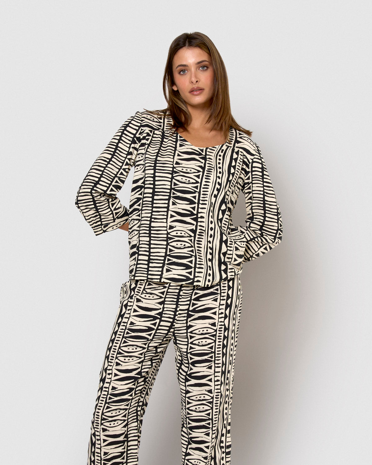 Set midi viscosa tepec negro