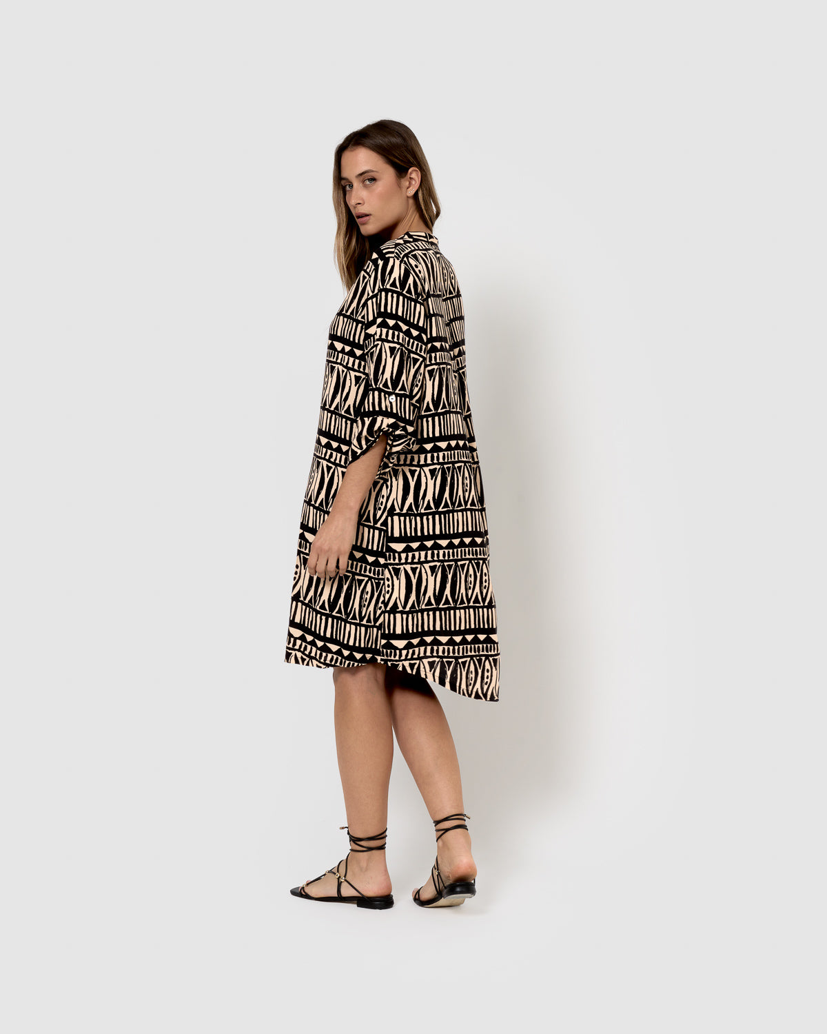 black viscose dress