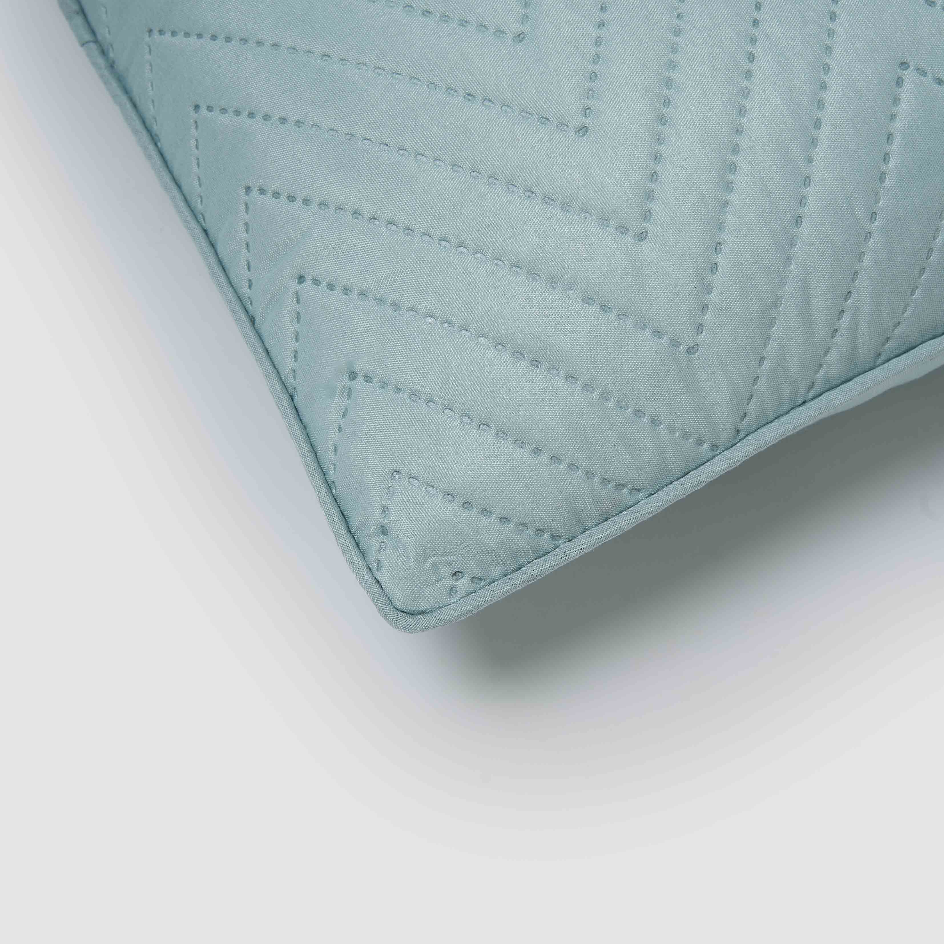 Cojín liso verde tiffany