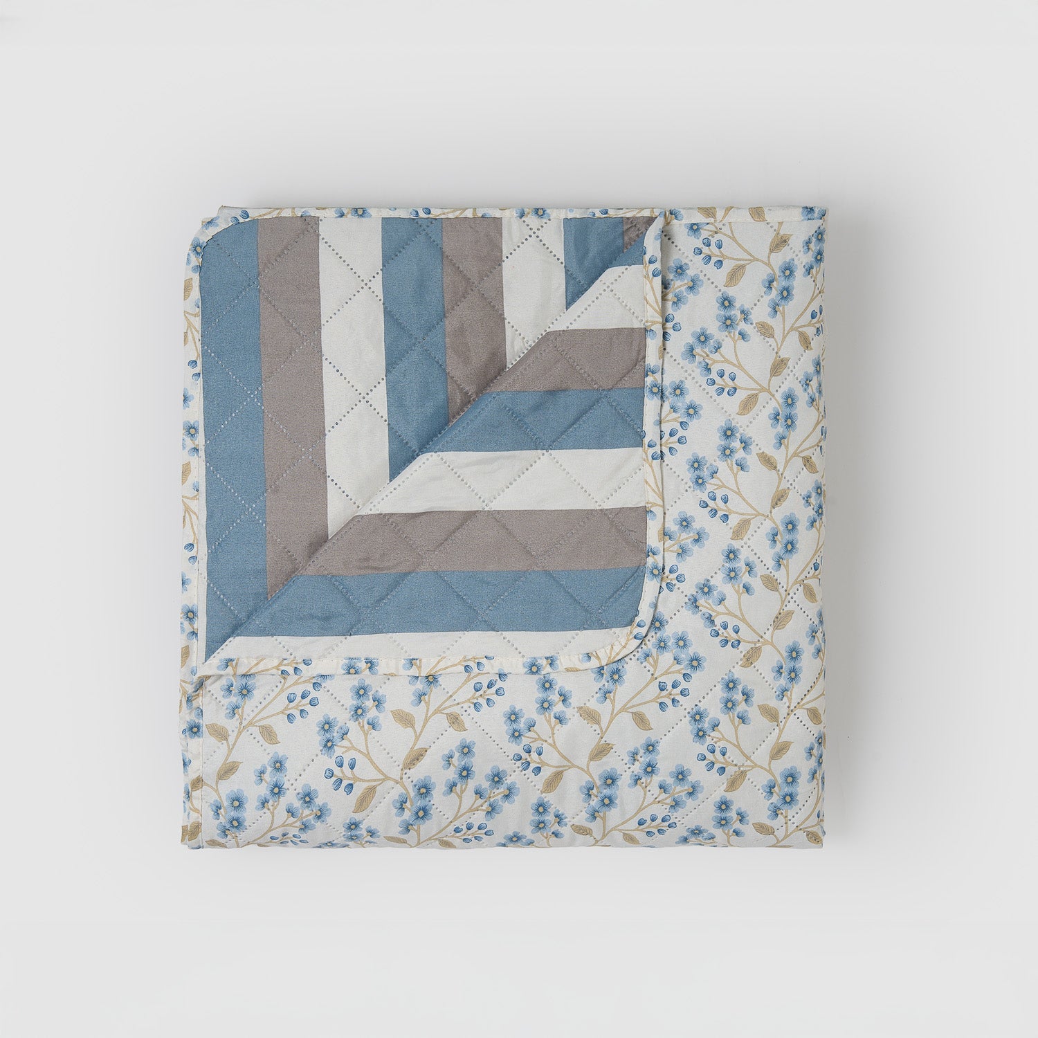 Colcha papiro índigo