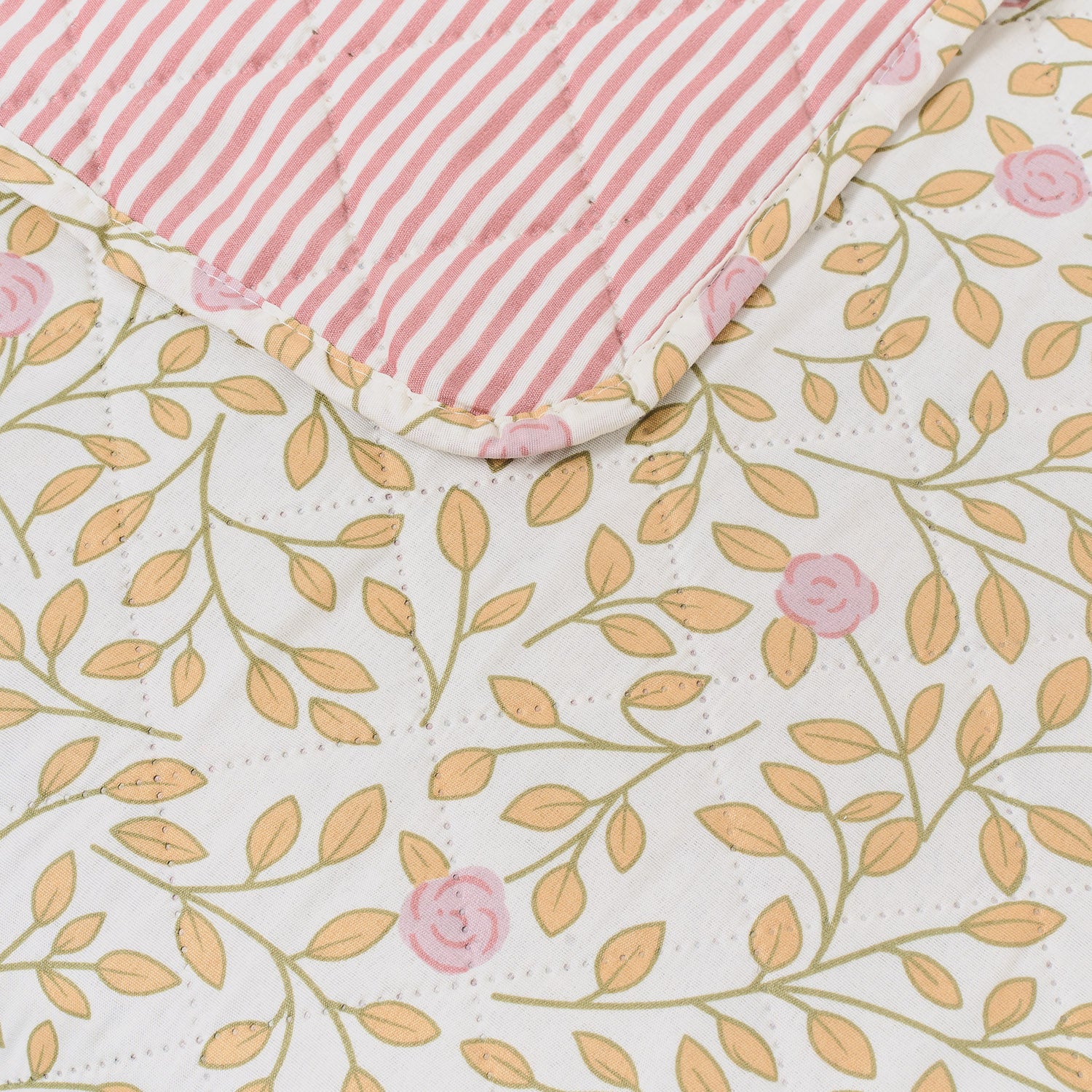 Colcha bouti zenit ocre/rosette