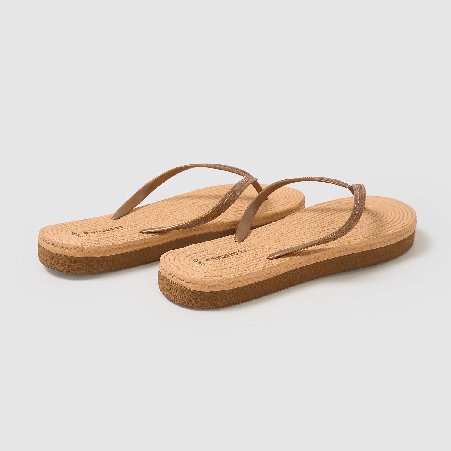 Sandali infradito color bronzo