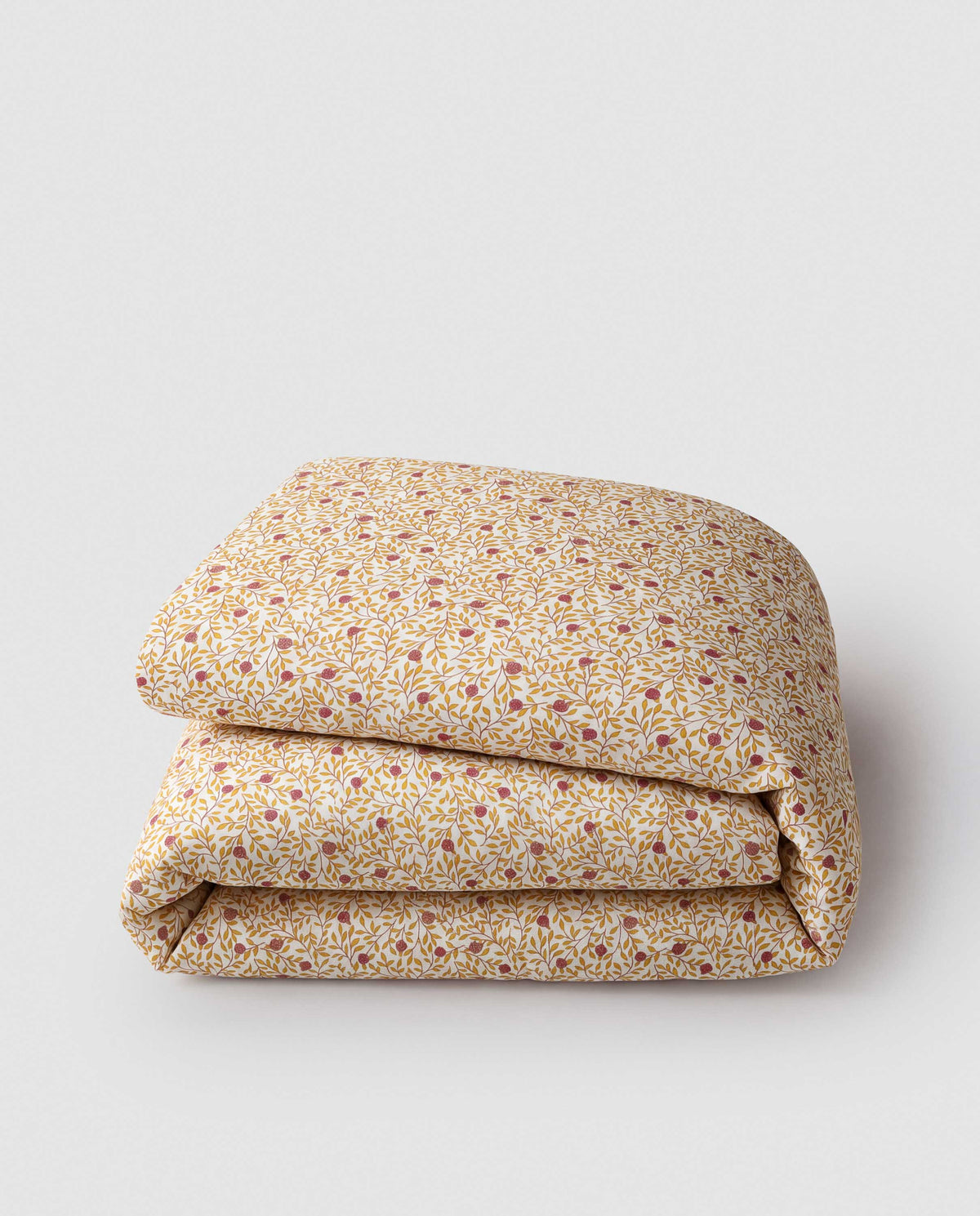 Capa de edredão em algodão zenit ocre