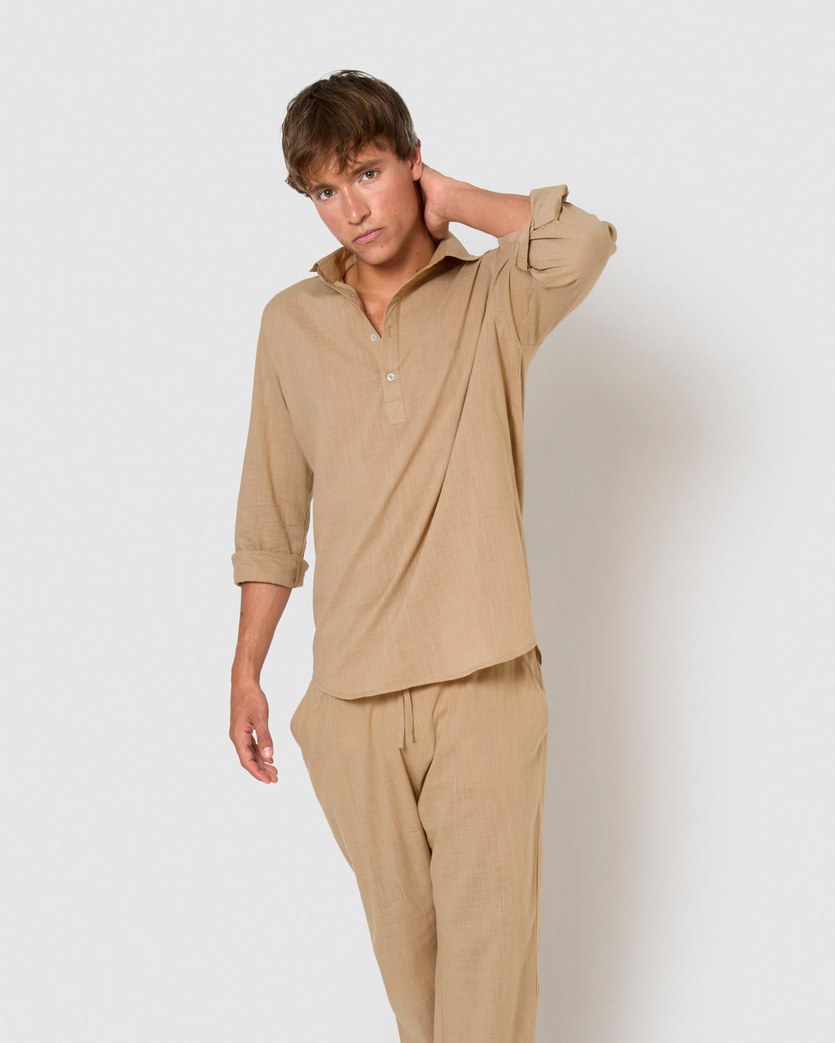 Camisa algodón cuerda