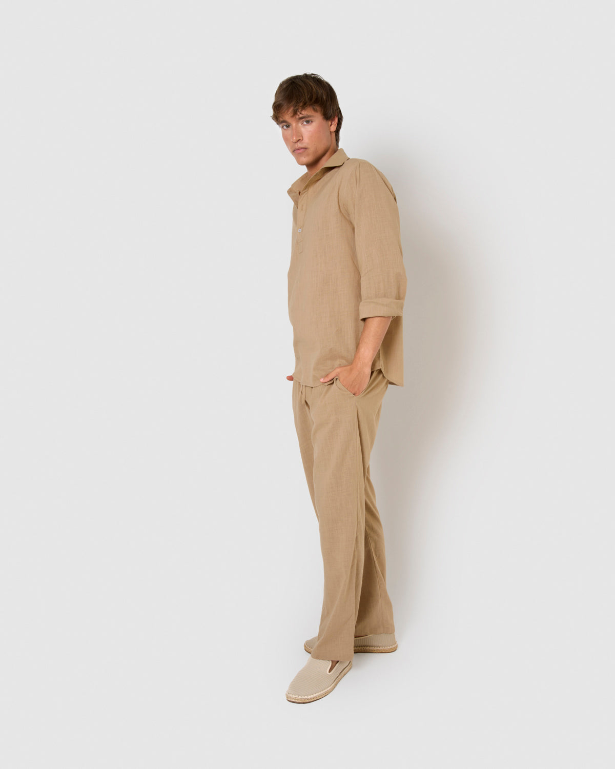 Camisa algodón cuerda