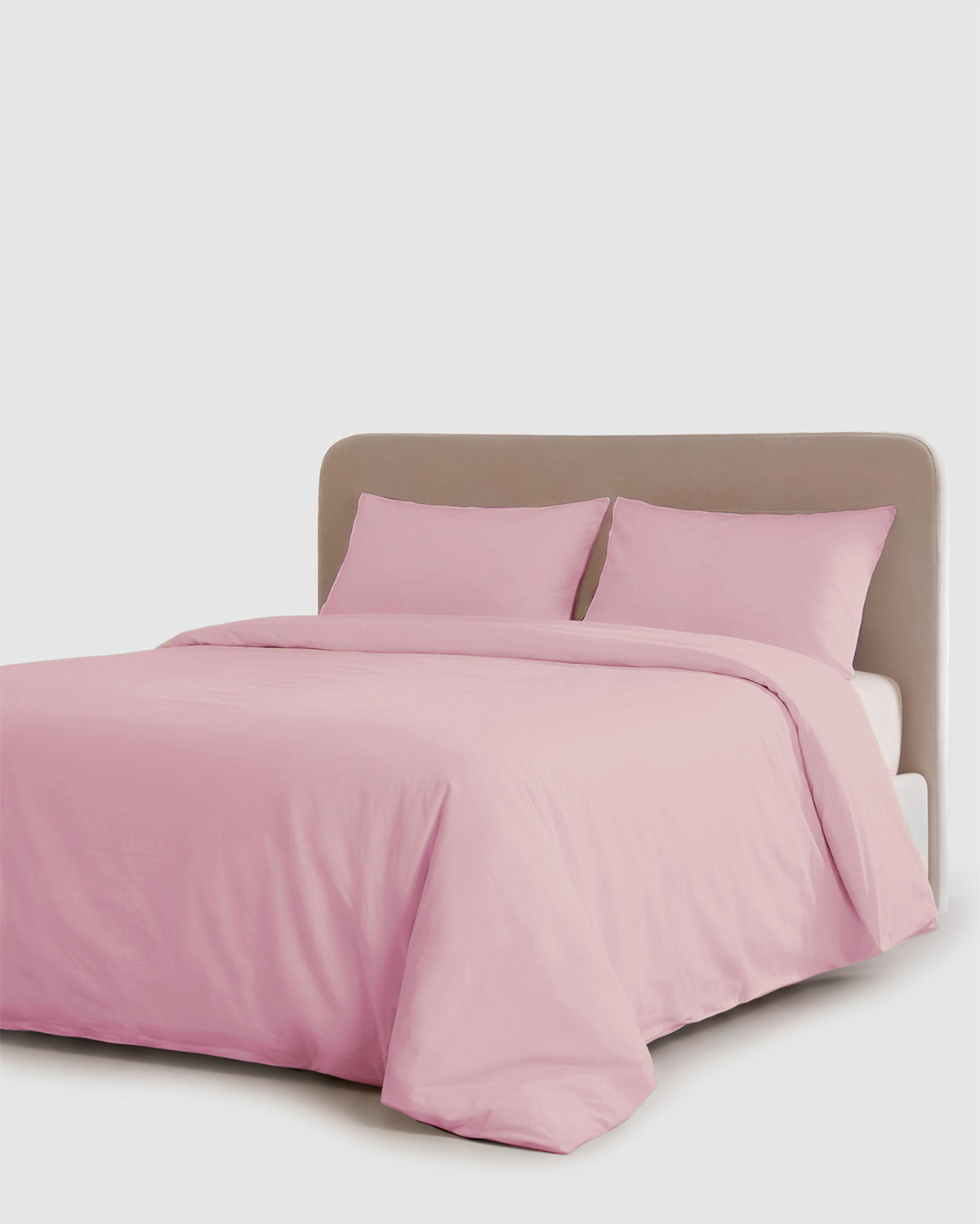 housse de couette en coton uni