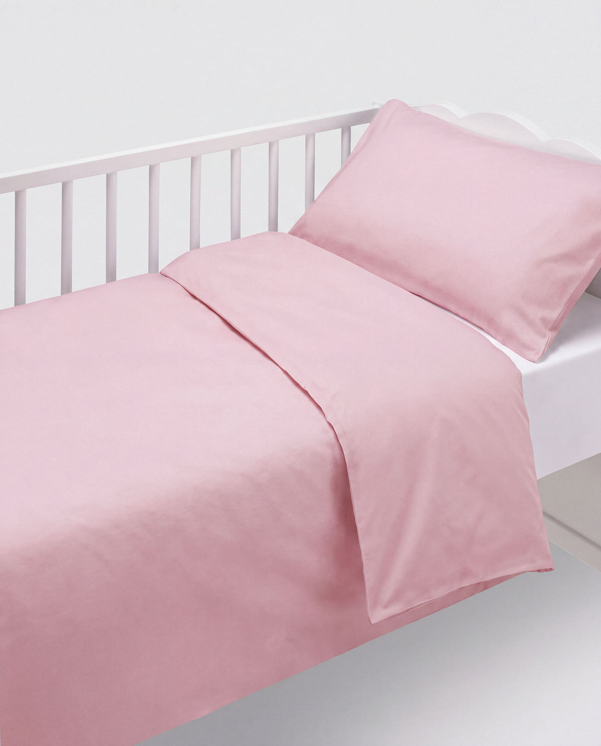 Housse de couette de berceau coton rose