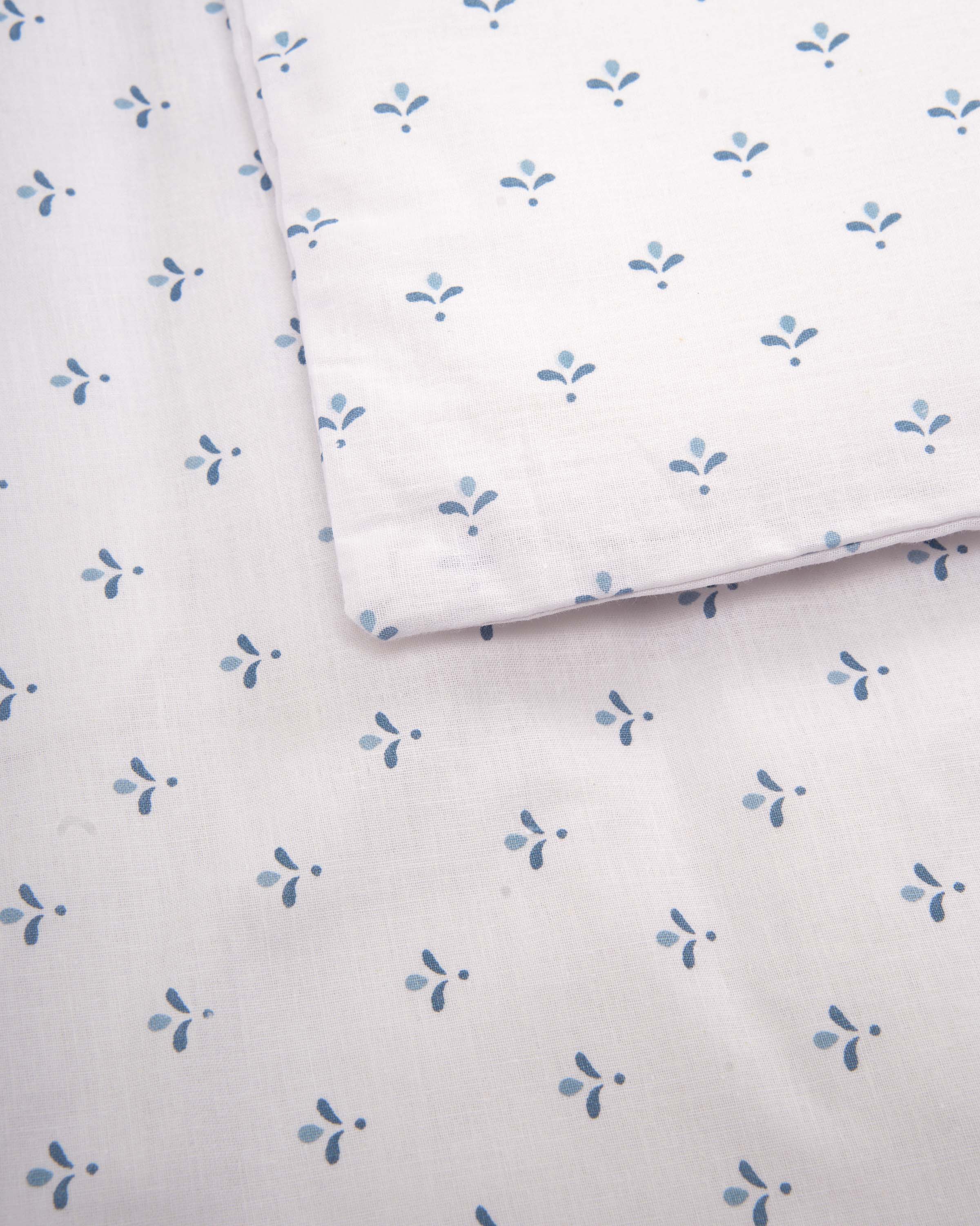 Funda nórdica algodón kamu índigo claro