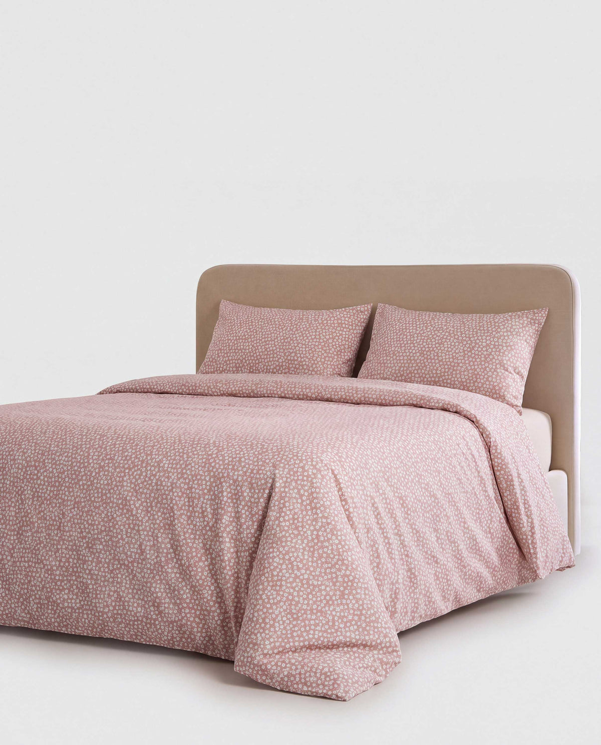 Funda nórdica 100% algodón maddy malva rosa