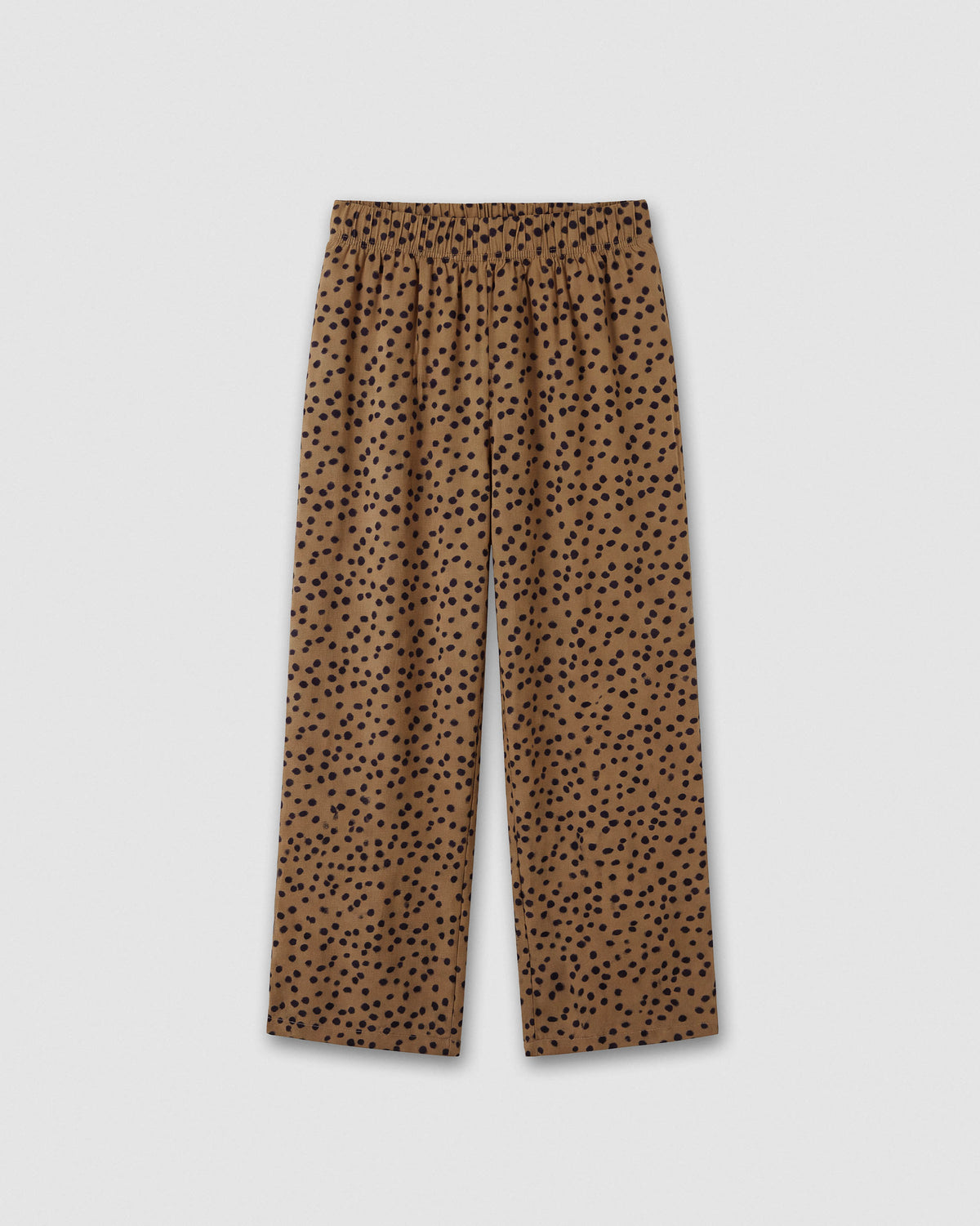 Pantalón largo viscosa ombra verde