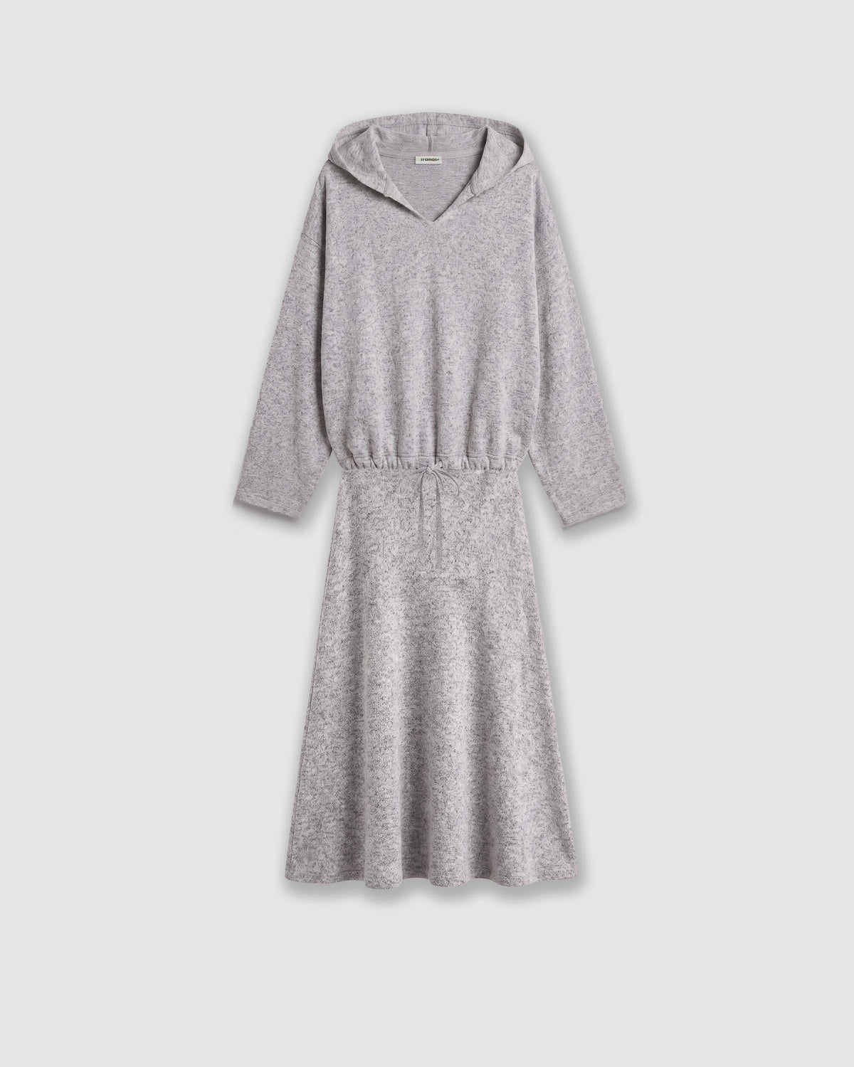 Set sudadera falda angorina gris claro