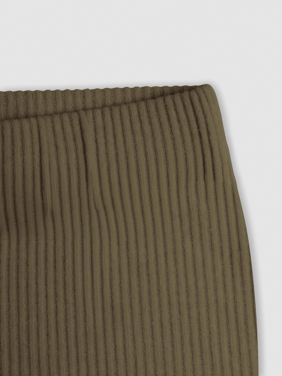 Set maglia pantaloni a coste verde