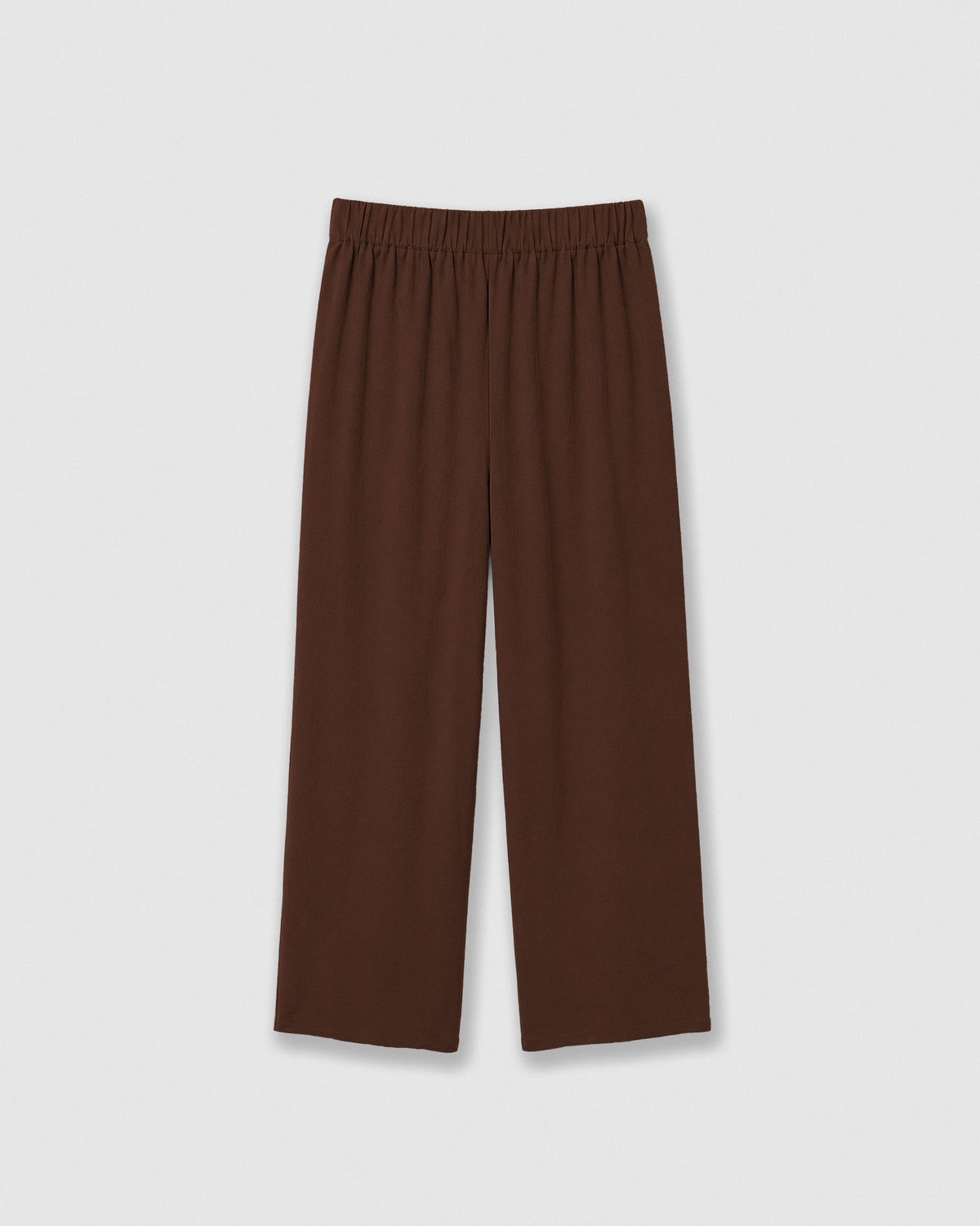 Set blusa pantalón liso marrón