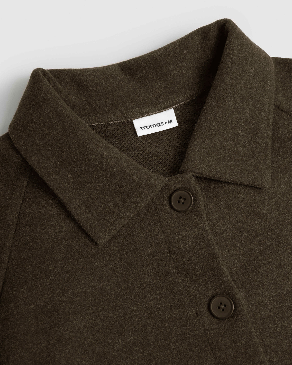 Chaqueta botón paño verde