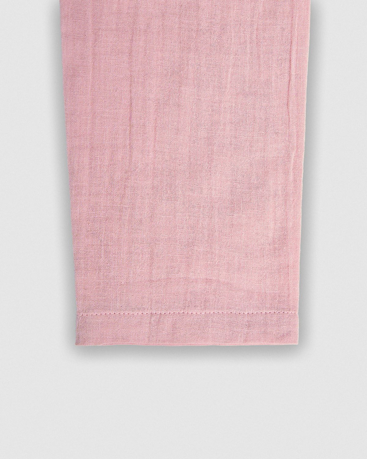 Pijama largo camisero muselina rosa claro