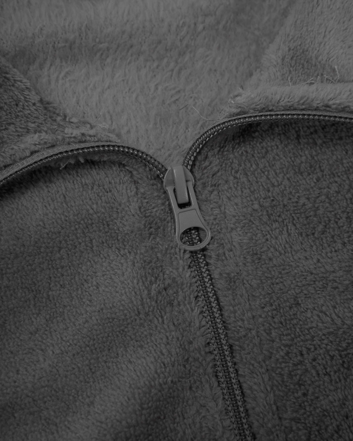 Coral fleece sweatshirt grey