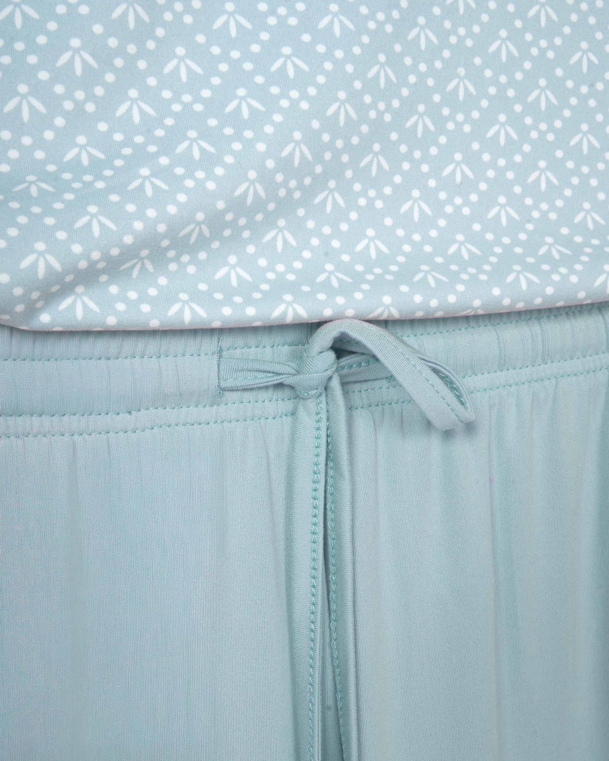 Pijama largo soft amuna azul agua