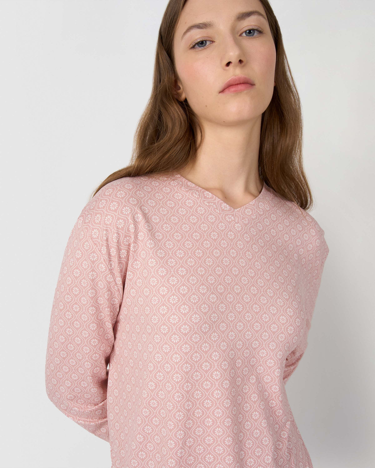 Pijama largo soft asah rosa