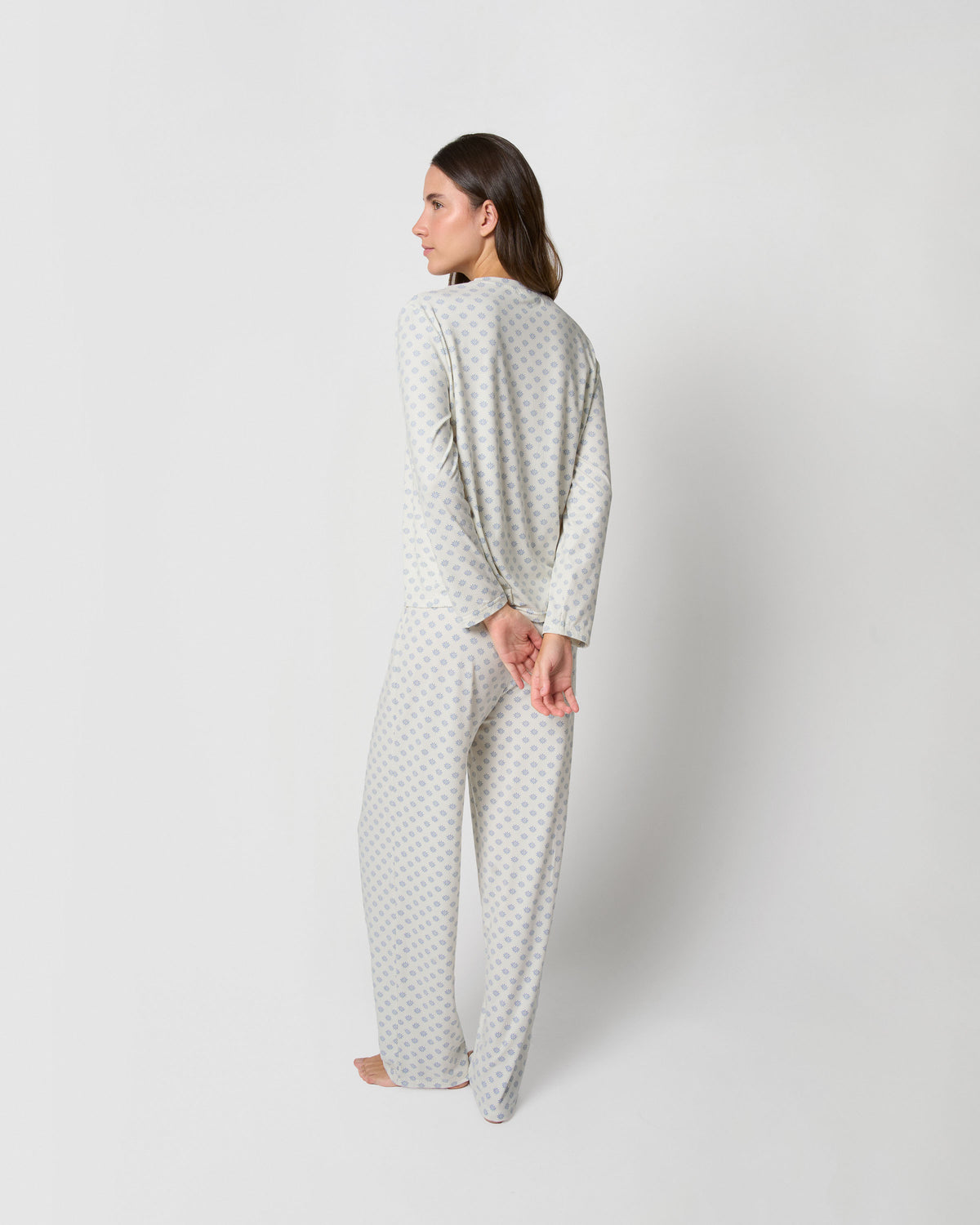 Pijama largo soft jabari índigo