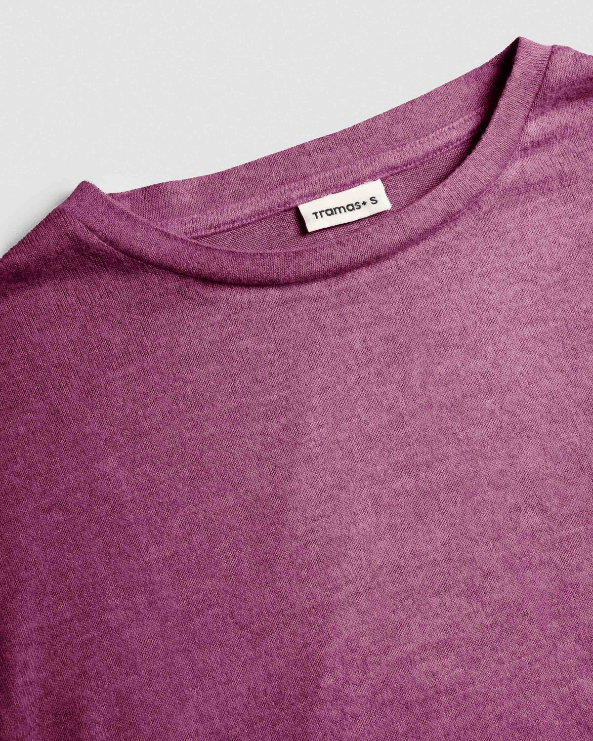 Pijama angorina liso berenjena