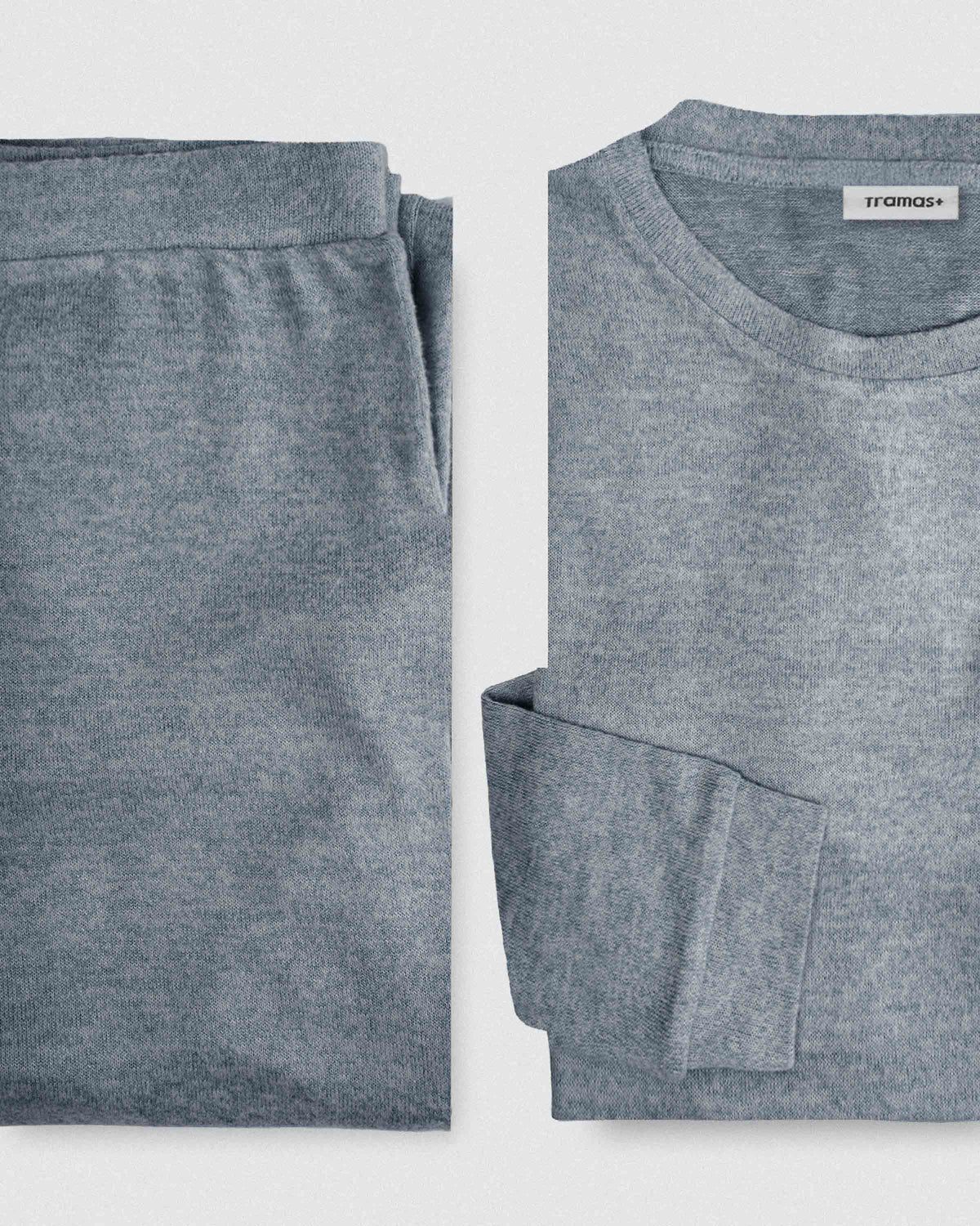 Gray mixed smooth angorina pajamas