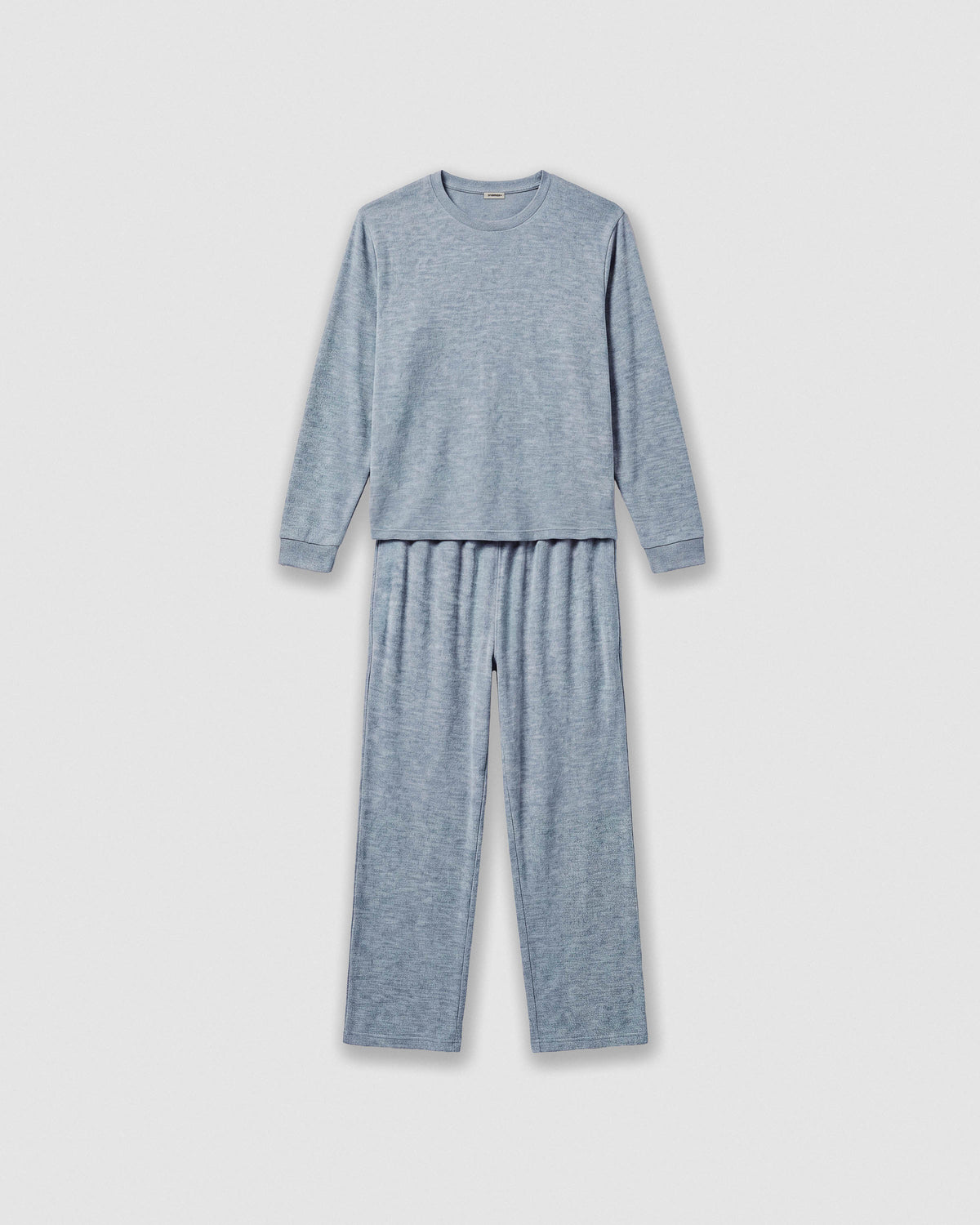 Pijama angorina liso índigo