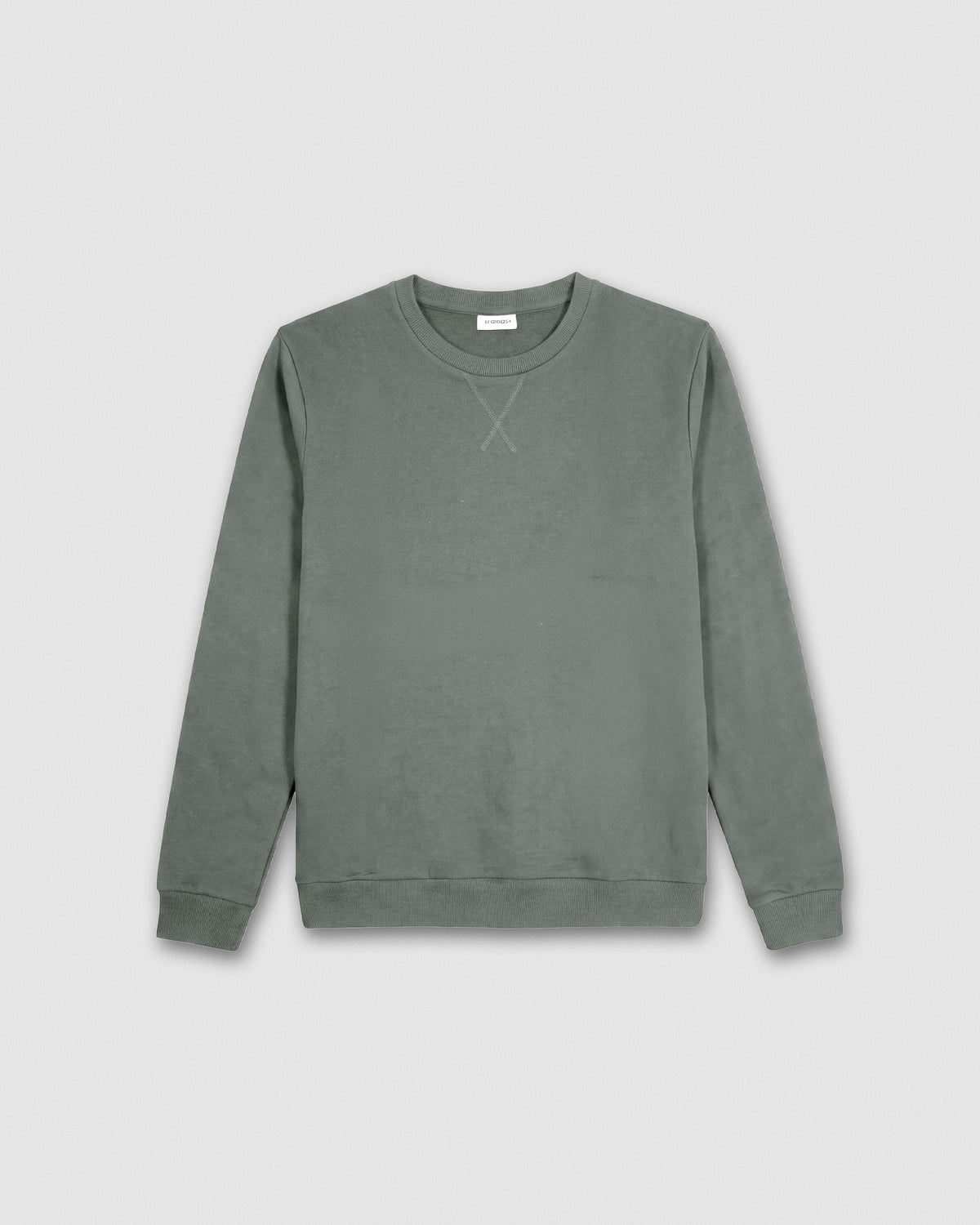 Sudadera básica deporte gris azulado