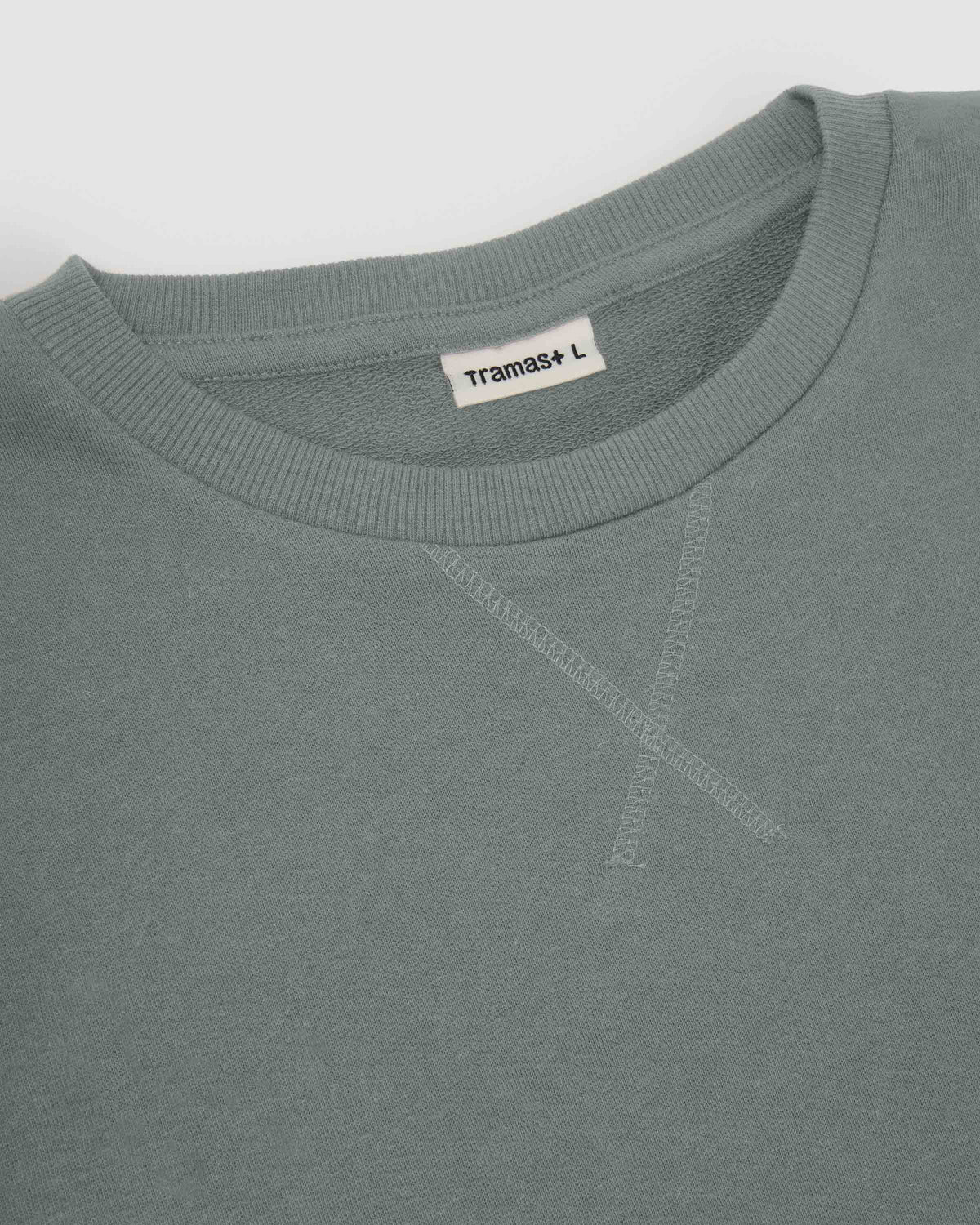 Sudadera básica deporte gris azulado
