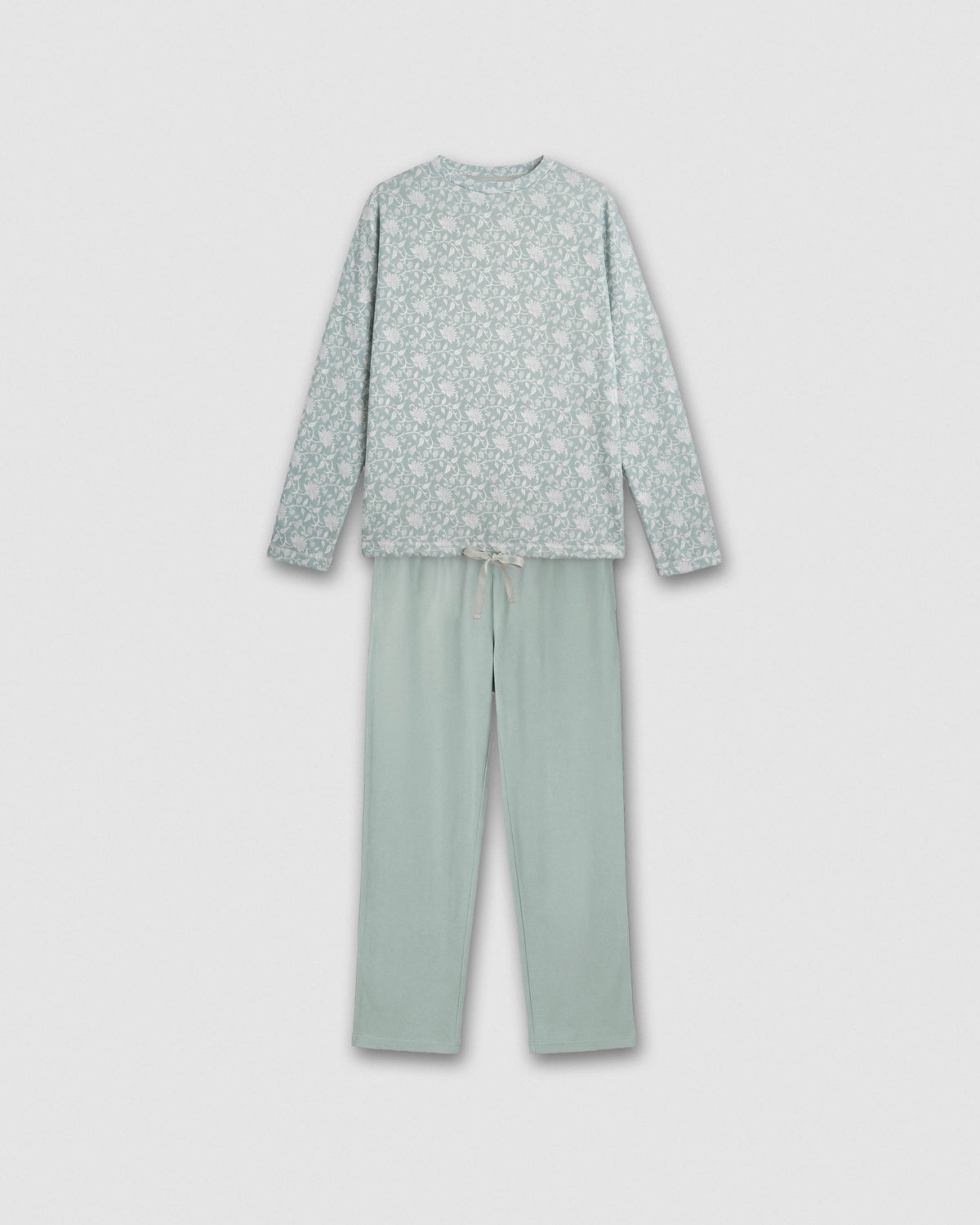 Pijama largo secret amira azul agua