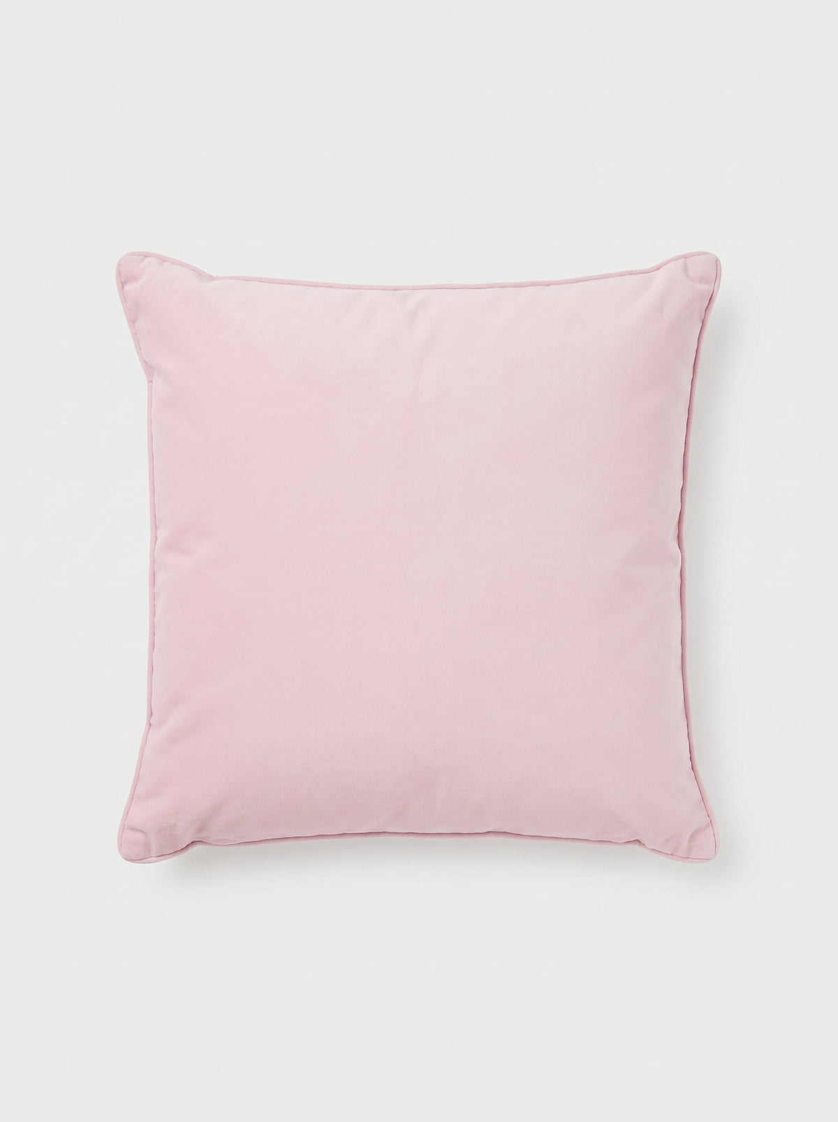 Cojín terciopelo liso rosa