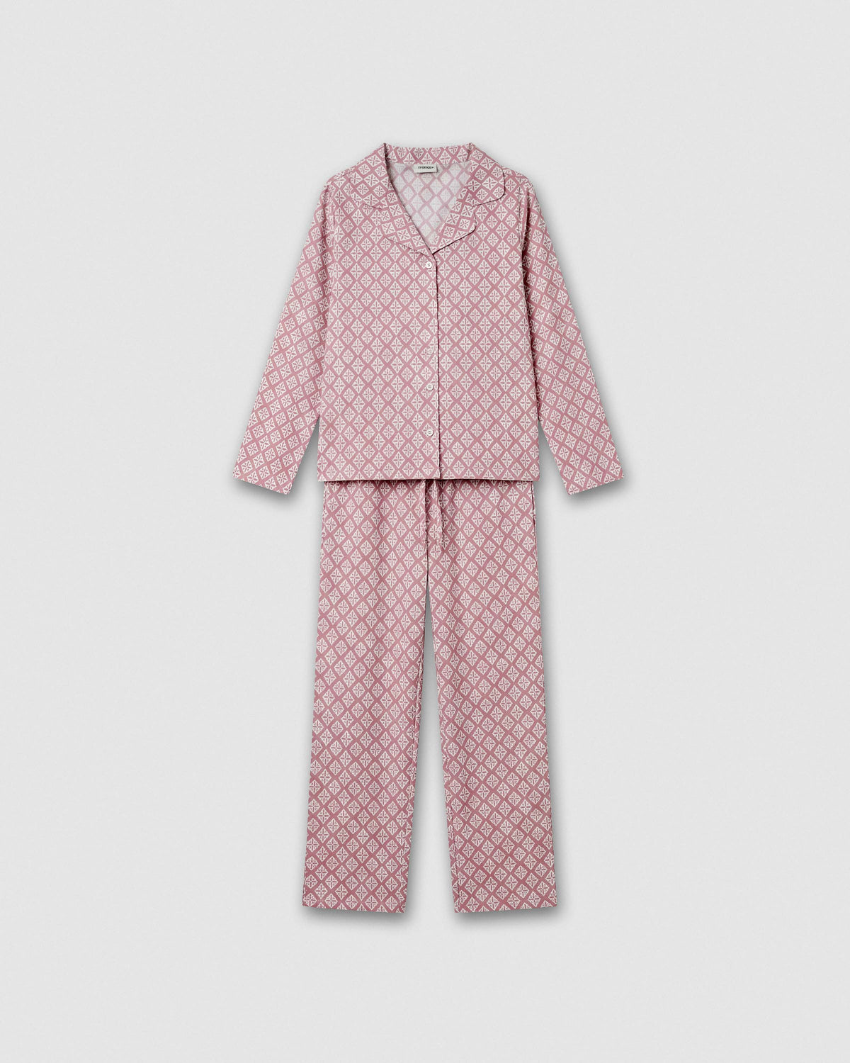 Flannel shirt pyjamas Pulse pink