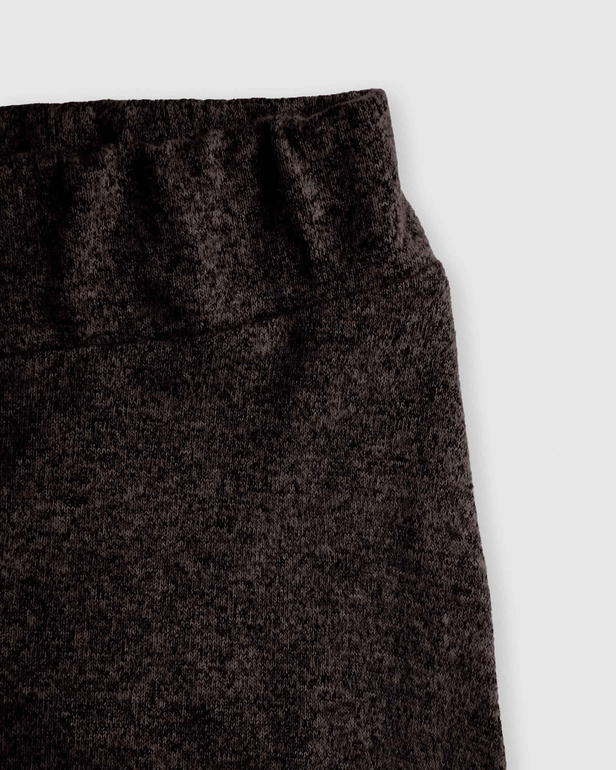 Falda midi viscosa evasé angorina gris marengo