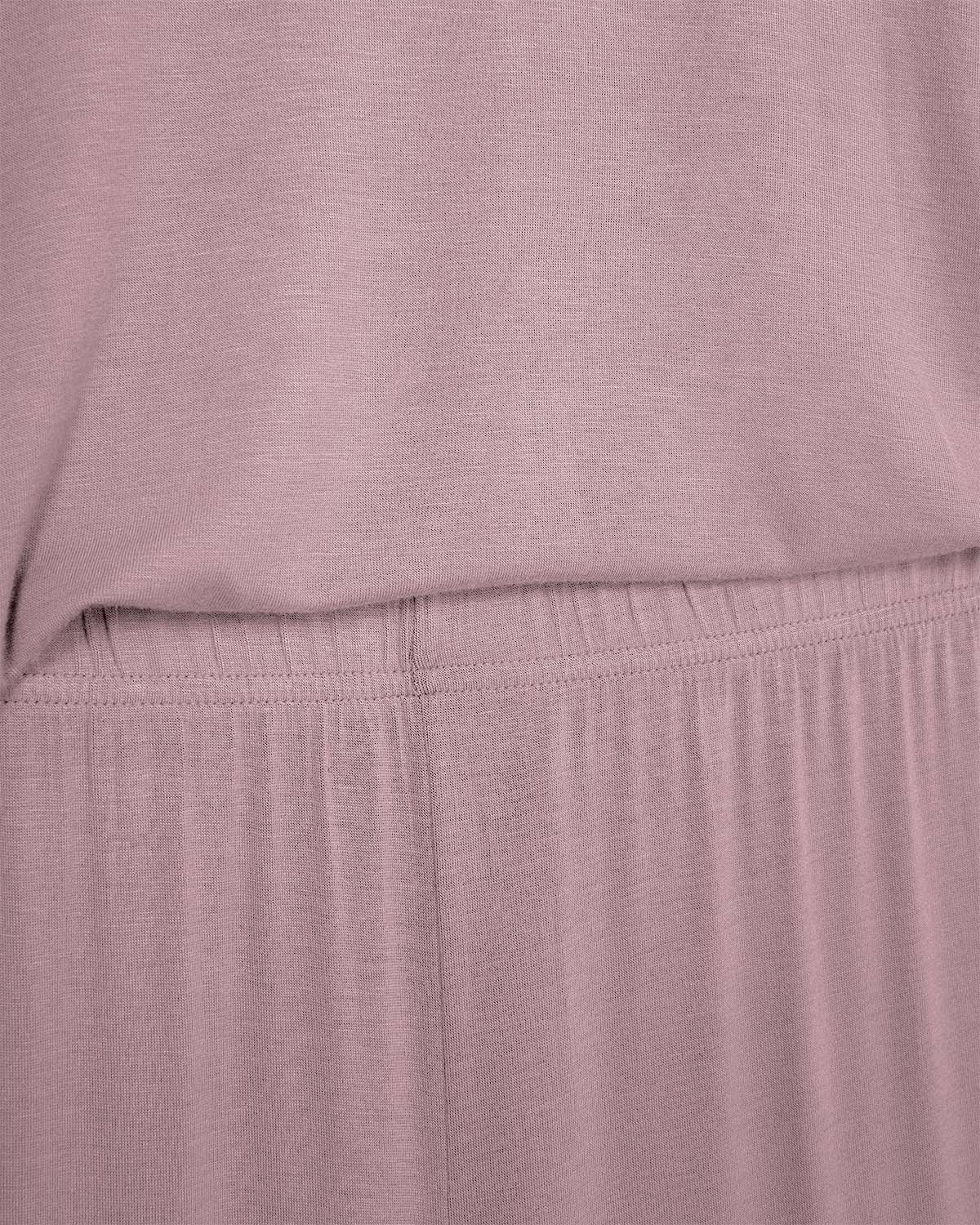 Pijama largo viscosa rosa