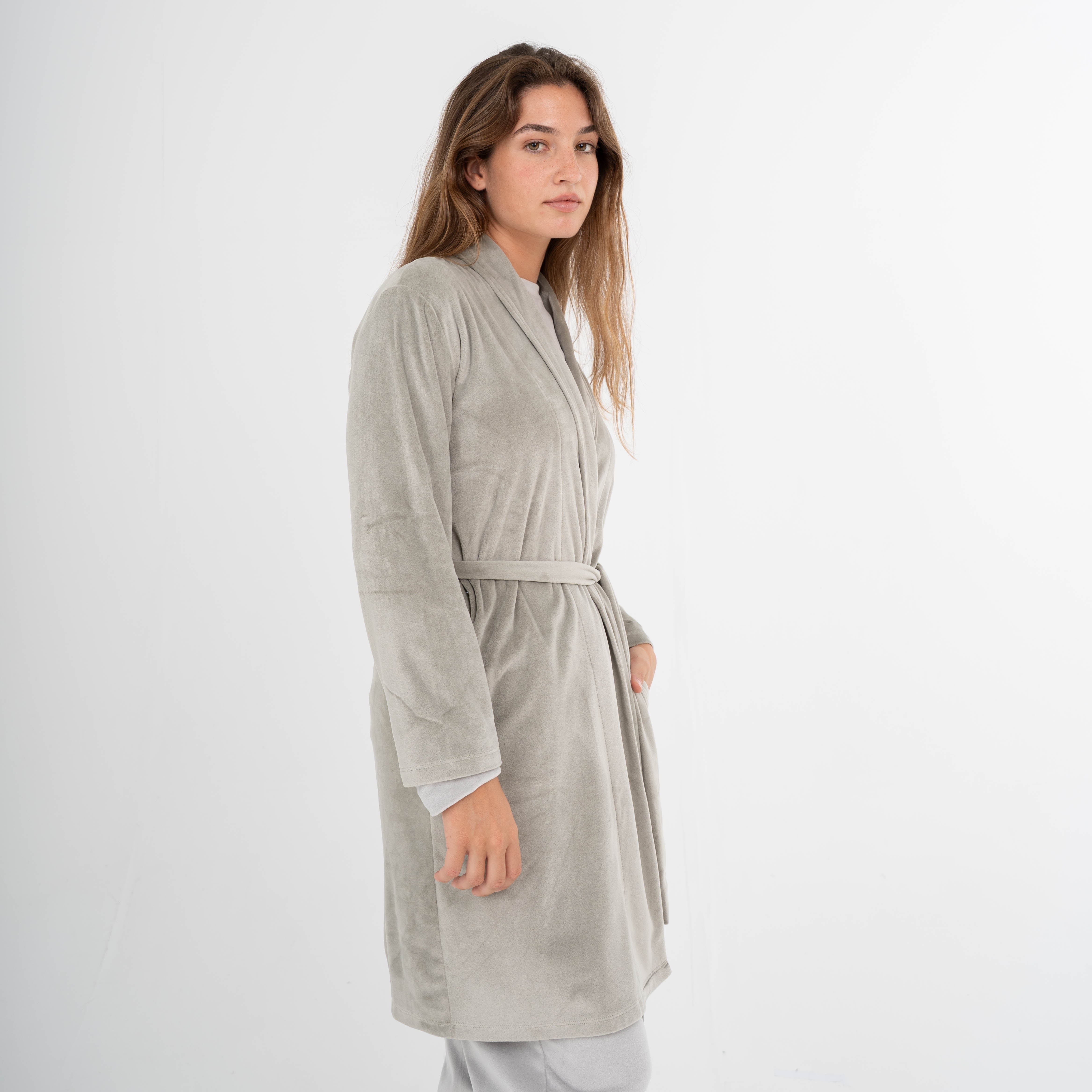 Robe de veludo Super Soft Verde Seco