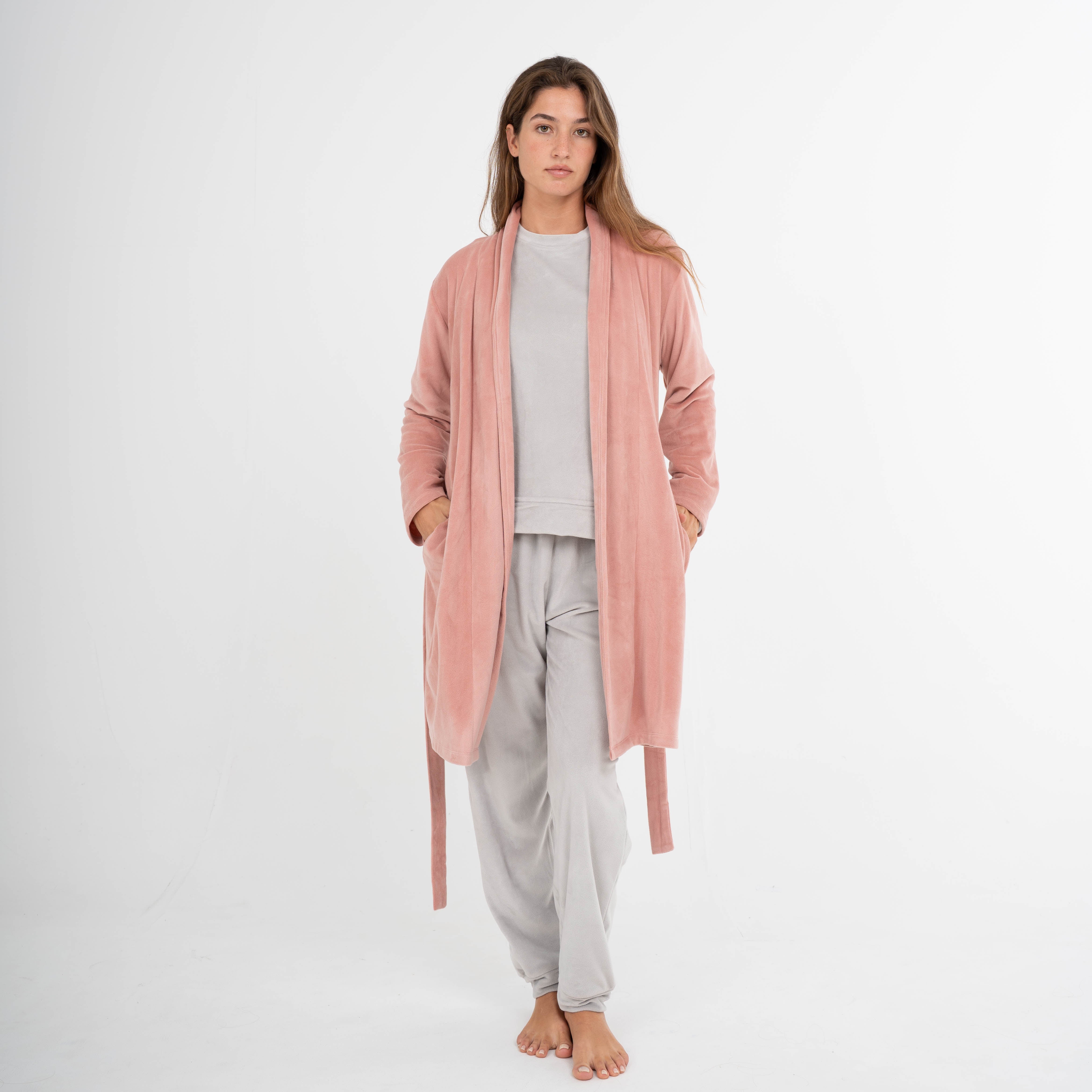 Bata Terciopelo Super Soft Rosette