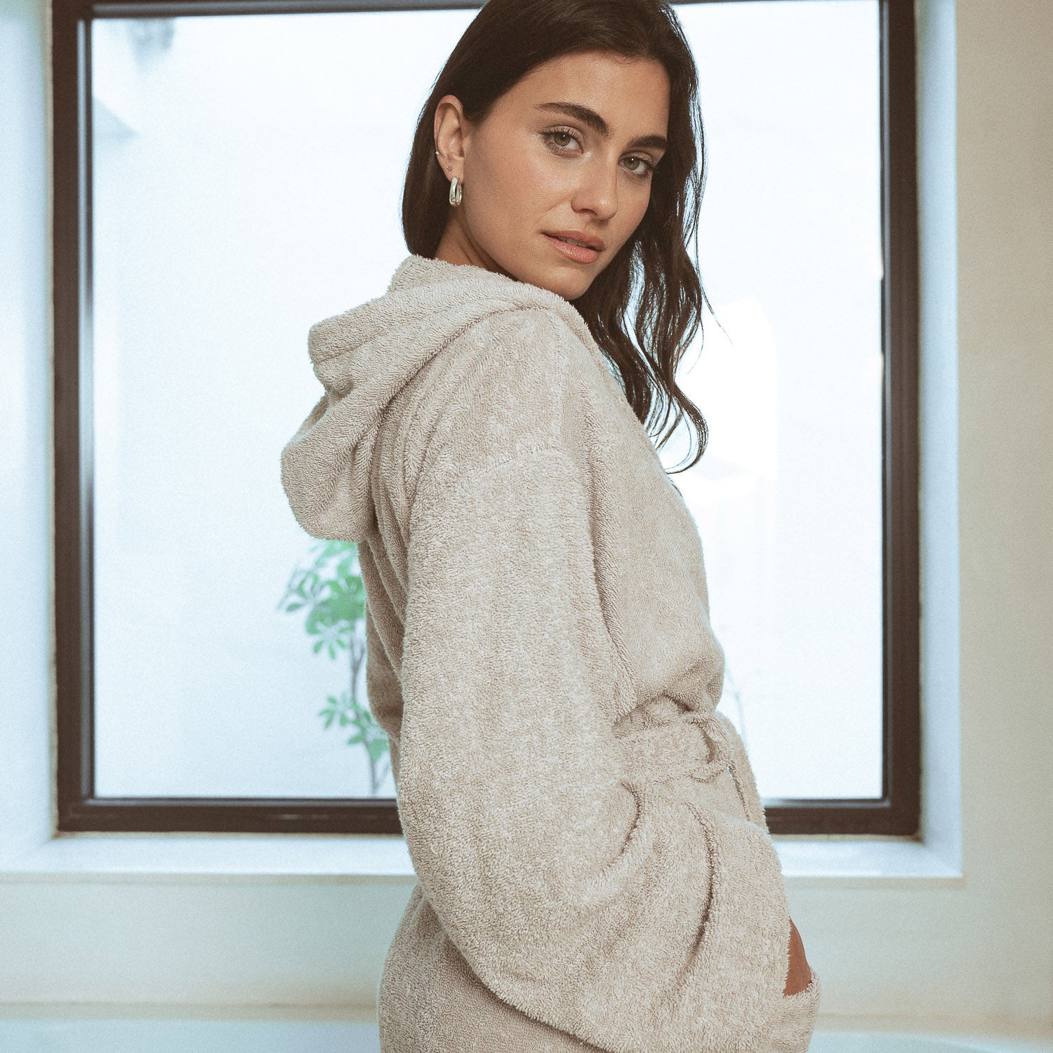 Albornoz capucha 450gr Unisex