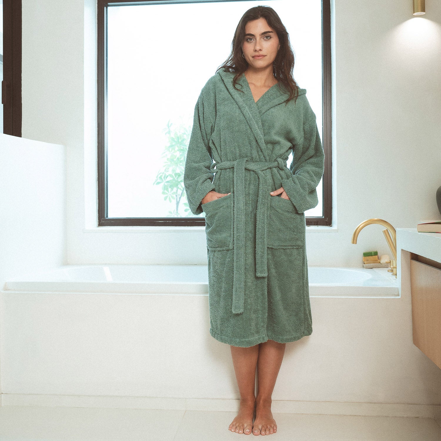 Albornoz Capucha 450gr Unisex