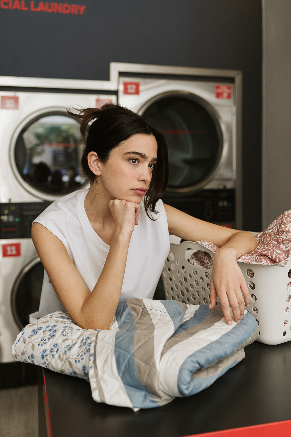 Colcha de cama bouti de papiro índigo