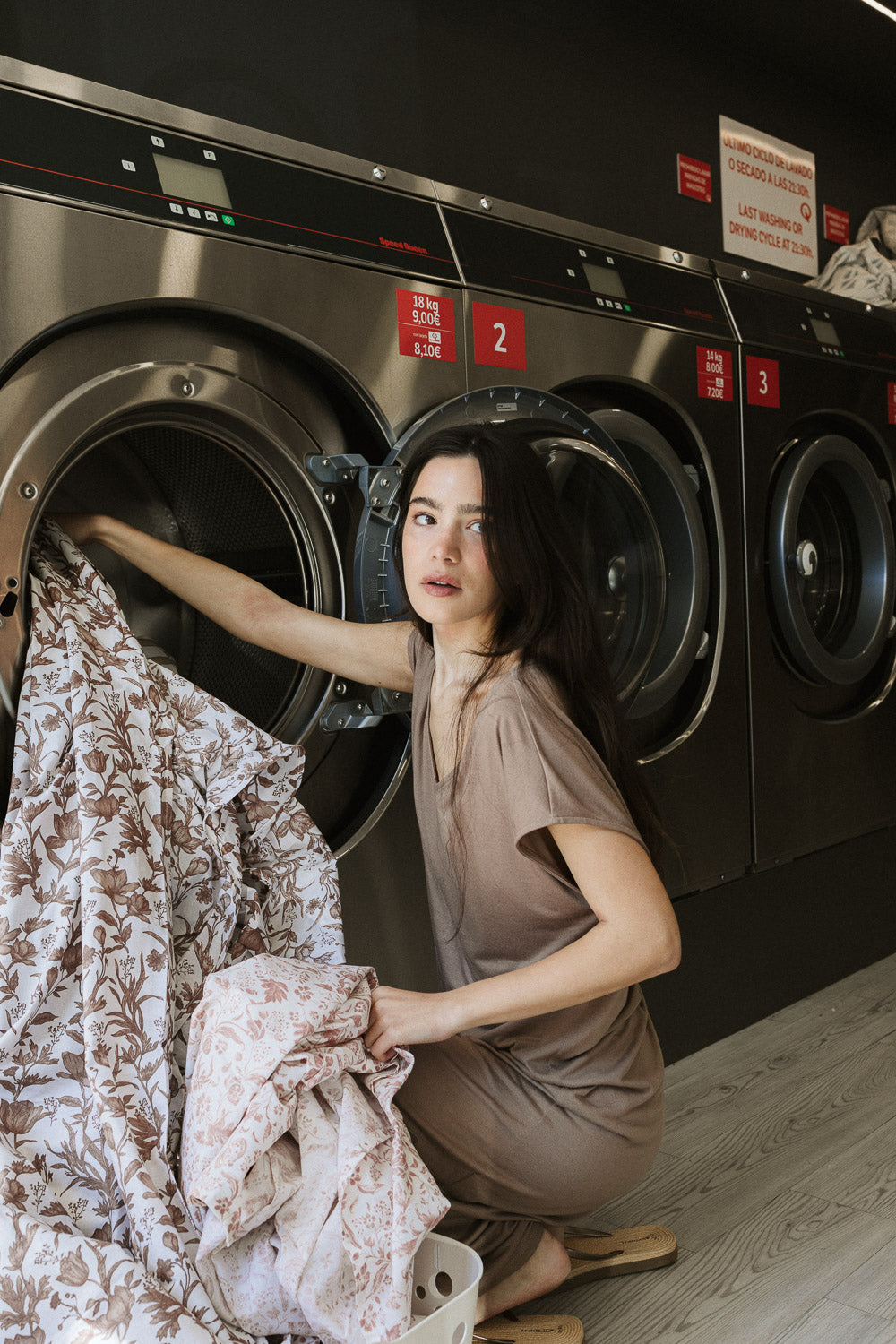 Conjunto de lençóis de algodão rosa Nala