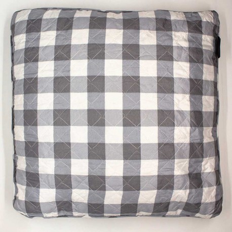 Cojín cuadrante cuadro Jero perla 55x55 - Funda + Relleno cojines-cuadrados-estampados